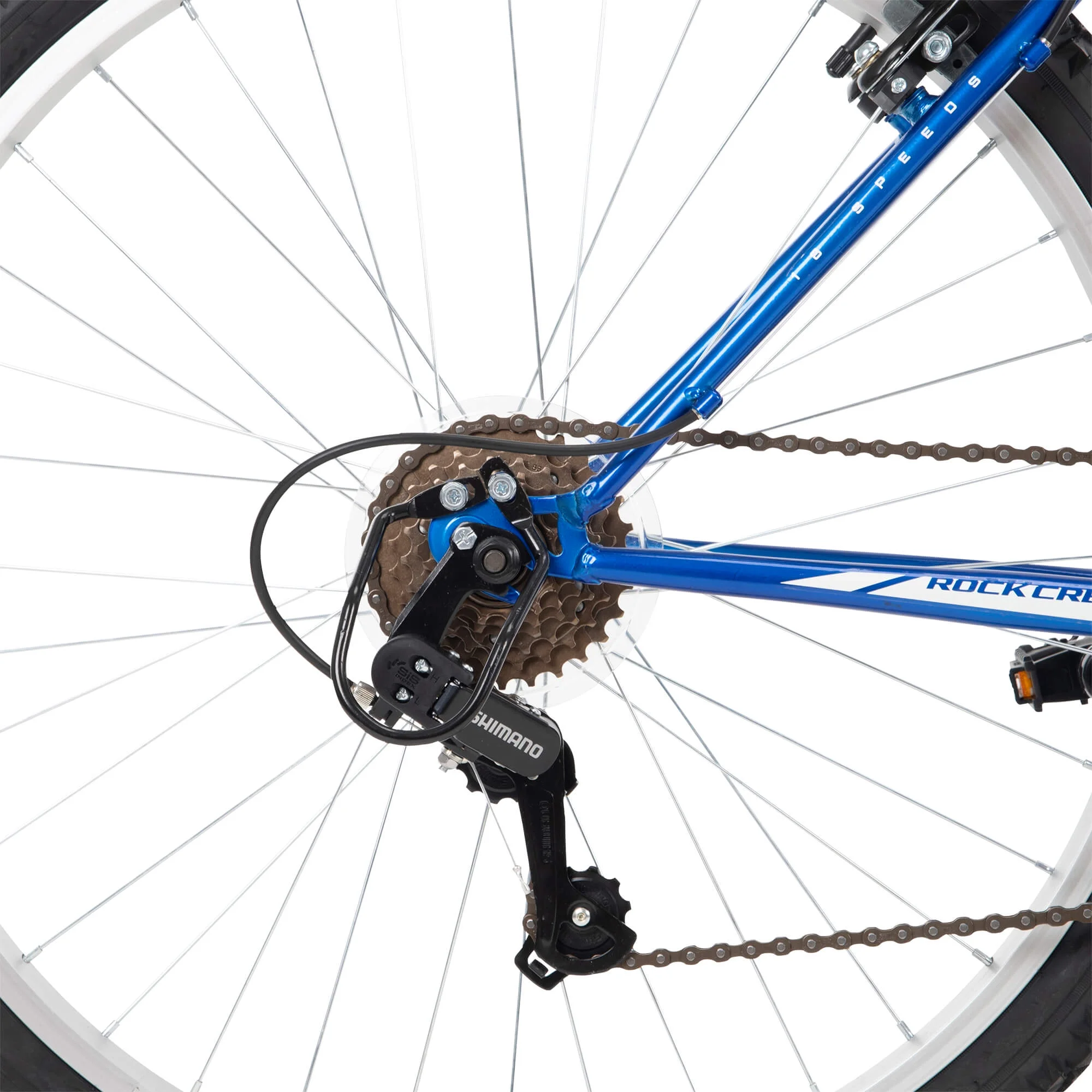 26-inch Rock Creek Men's Mountain Bike, Blue - Image 8