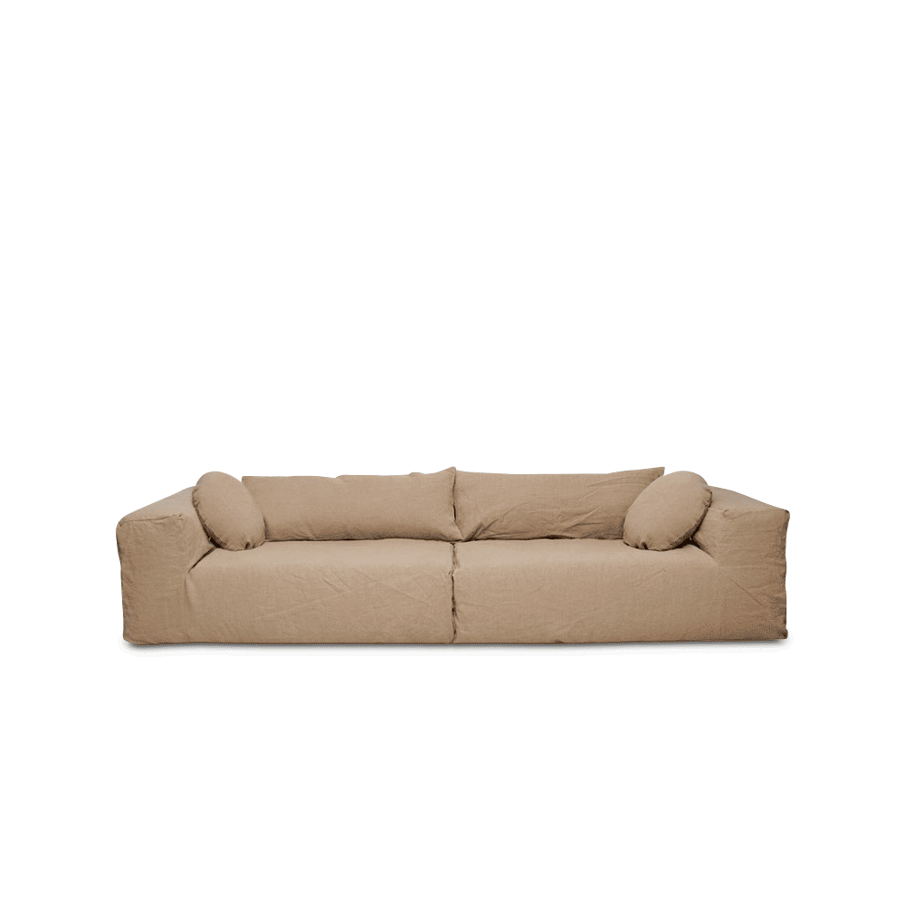 Canapé Slow Family 4 places - Lin Naturel - Bed&Philosophy