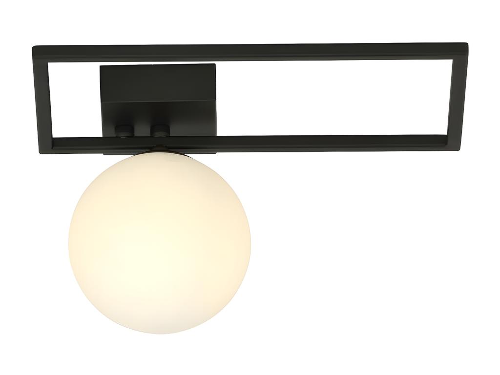 Lámpara de Techo Imago, Negro, 30x21x18 cm, Laocacasas