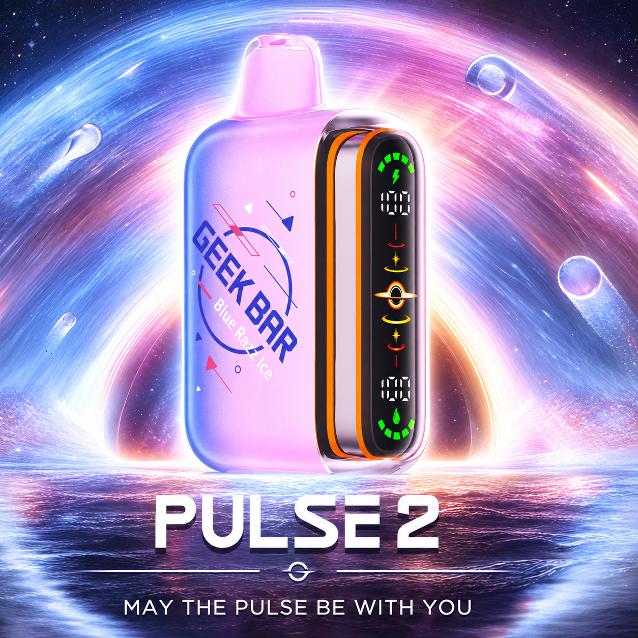 Blue Razz lce GEEK BAR PULSE 2