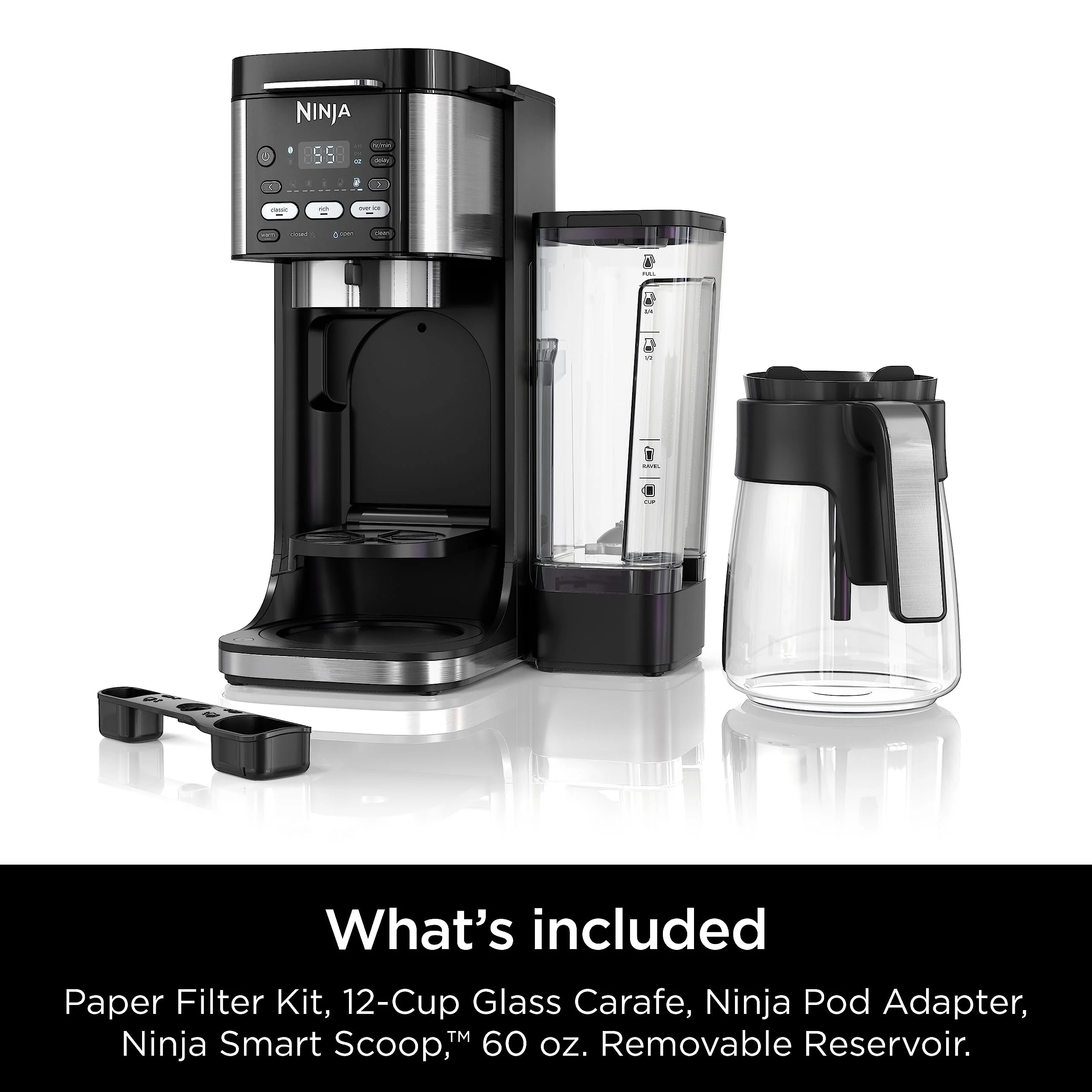 Ninja Drip Coffee Maker With K Cup Combo, DualBrew Pro Specialty Coffee System, Coffee Machine Compatible with K-Cup Pods, 12 Cup Single Serve Coffee Makers with Paper Filter, CFP301 Frother? F - Image 25