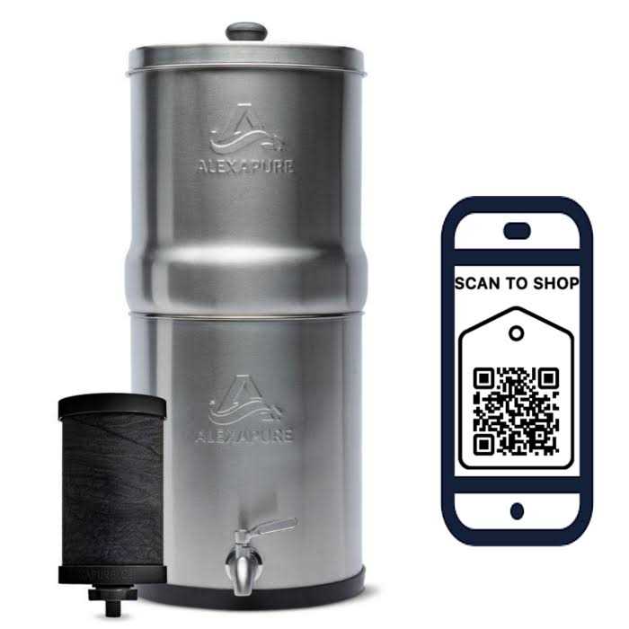 Alexapure Pro Gravity Water Filtration System, 2 1/4 Gallons - Pro - Image 3 Alexapure Pro Gravity Water Filtration System, 2 1/4 Gallons - Pro - Image 3