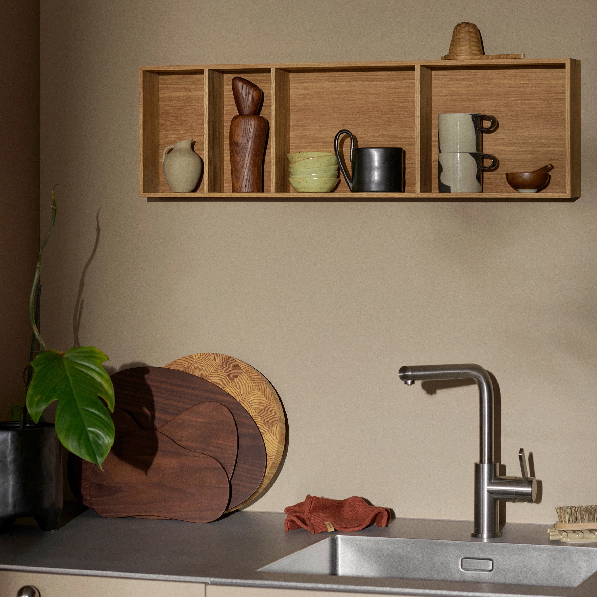 Ferm Living Bon Wandkast - Eiken