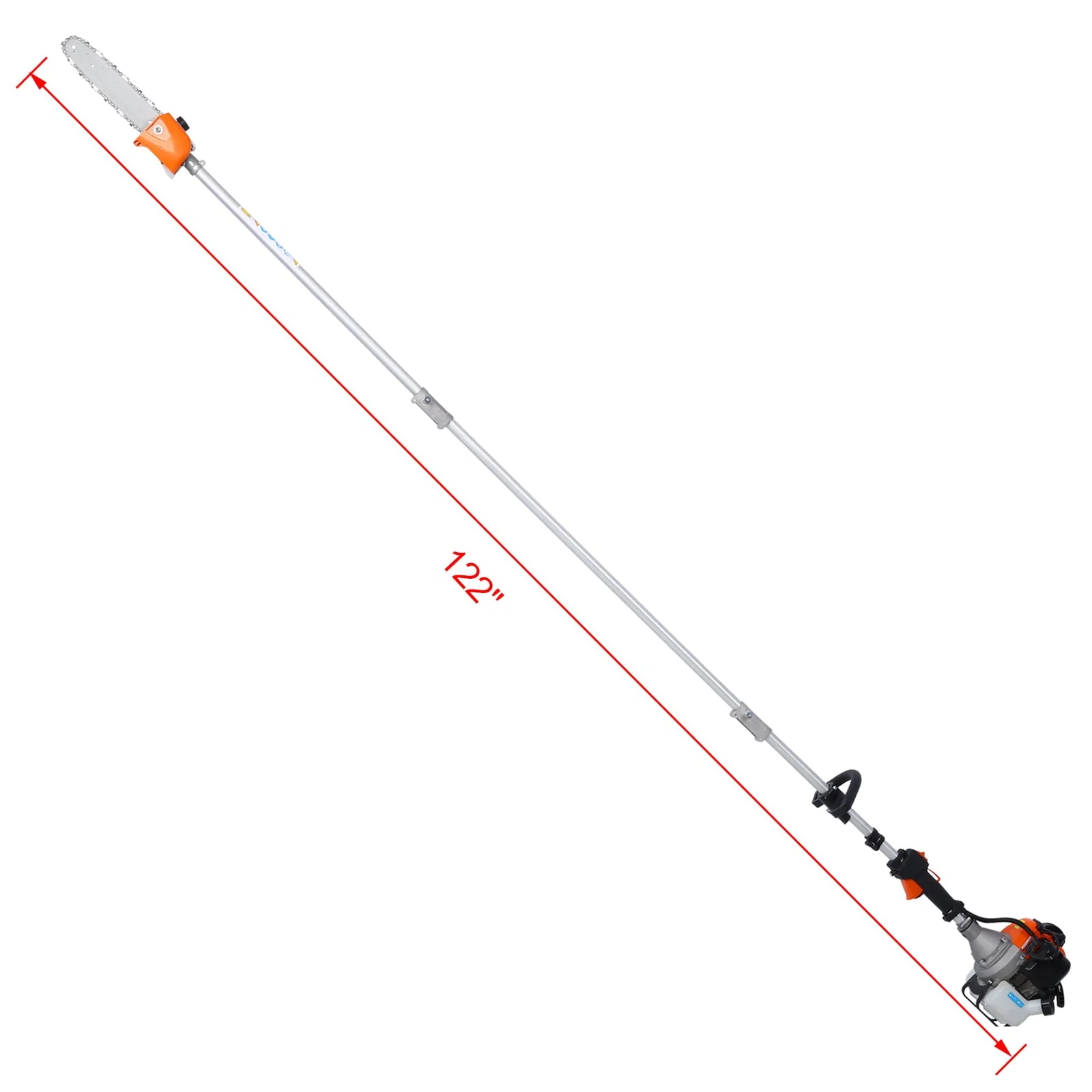 Walkfairy Hedge Trimmer, 12 in 1 Multi-Functional Trimming Tool, 52CC 2-Cycle Garden Tool System with Gas Pole Saw, Hedge Trimmer, Grass Trimmer, and Brush Cutter for Lawn Care (52CC) - Image 16