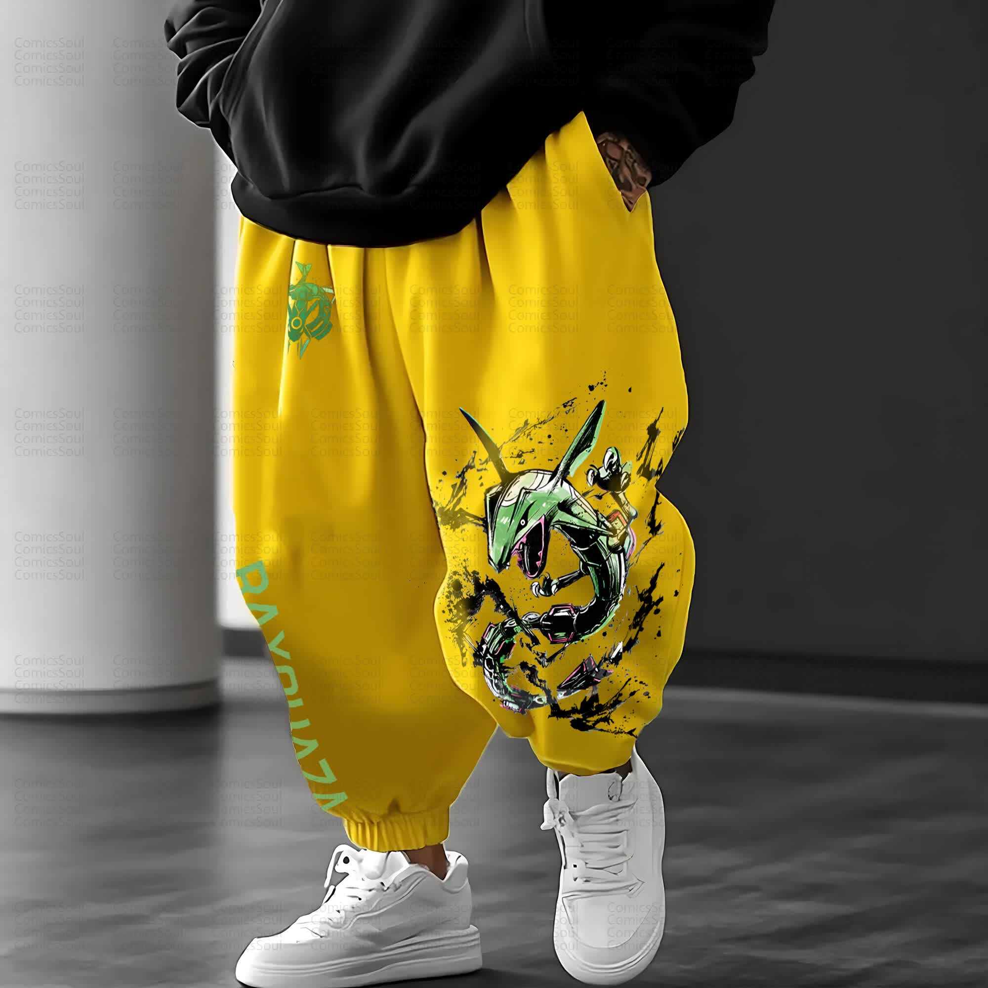 Unisex Anime Inspired Vintage Pants丨Comicssoul