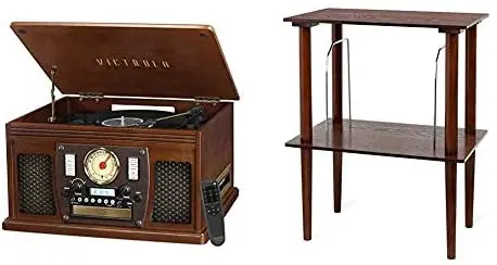 Victrola 8-in-1 Bluetooth Record Player With Built-In Speakers And Wireless Streaming - Image 13 Victrola 8-in-1 Bluetooth Record Player With Built-In Speakers And Wireless Streaming - Image 13