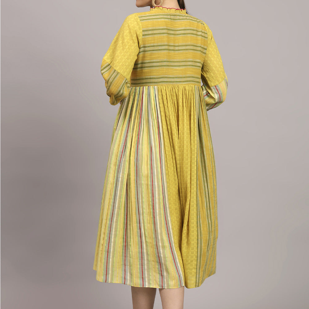 Aida by Priyanka Jain - Robe Amber Bloom - Jaune