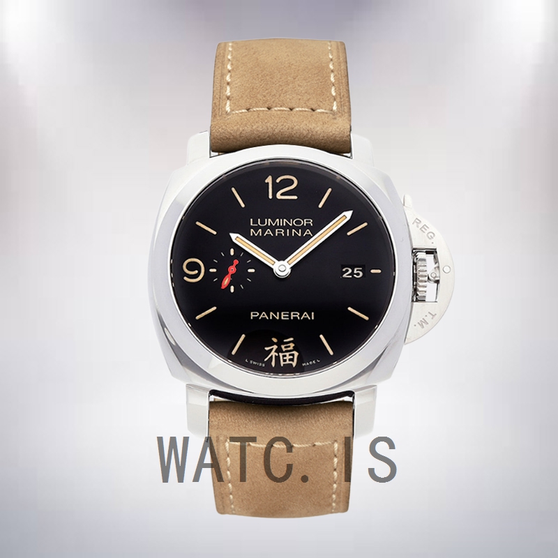 Panerai Luminor Marina Men's PAM00498-001 44mm Leather Strap