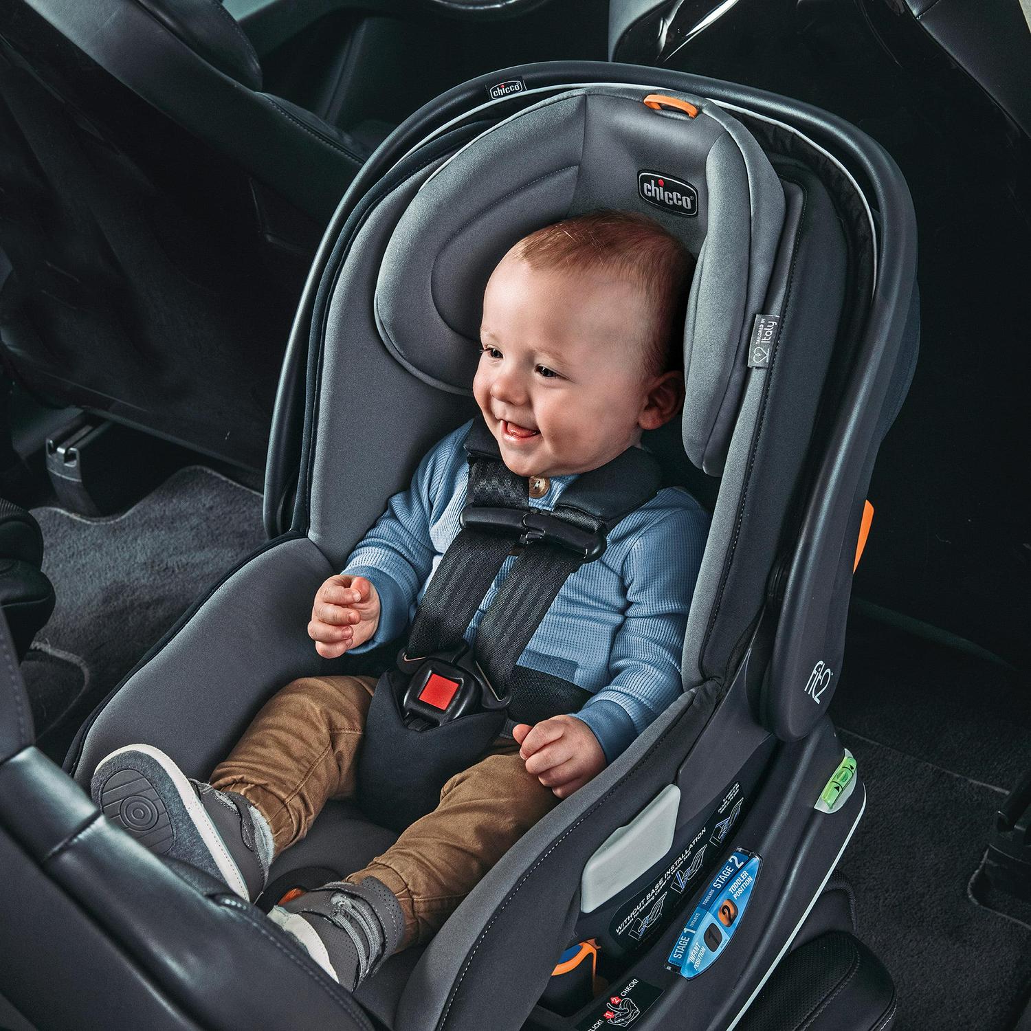Chicco Fit2 Adapt Infant & Toddler Car Seat - Ember (Black). New - Image 2