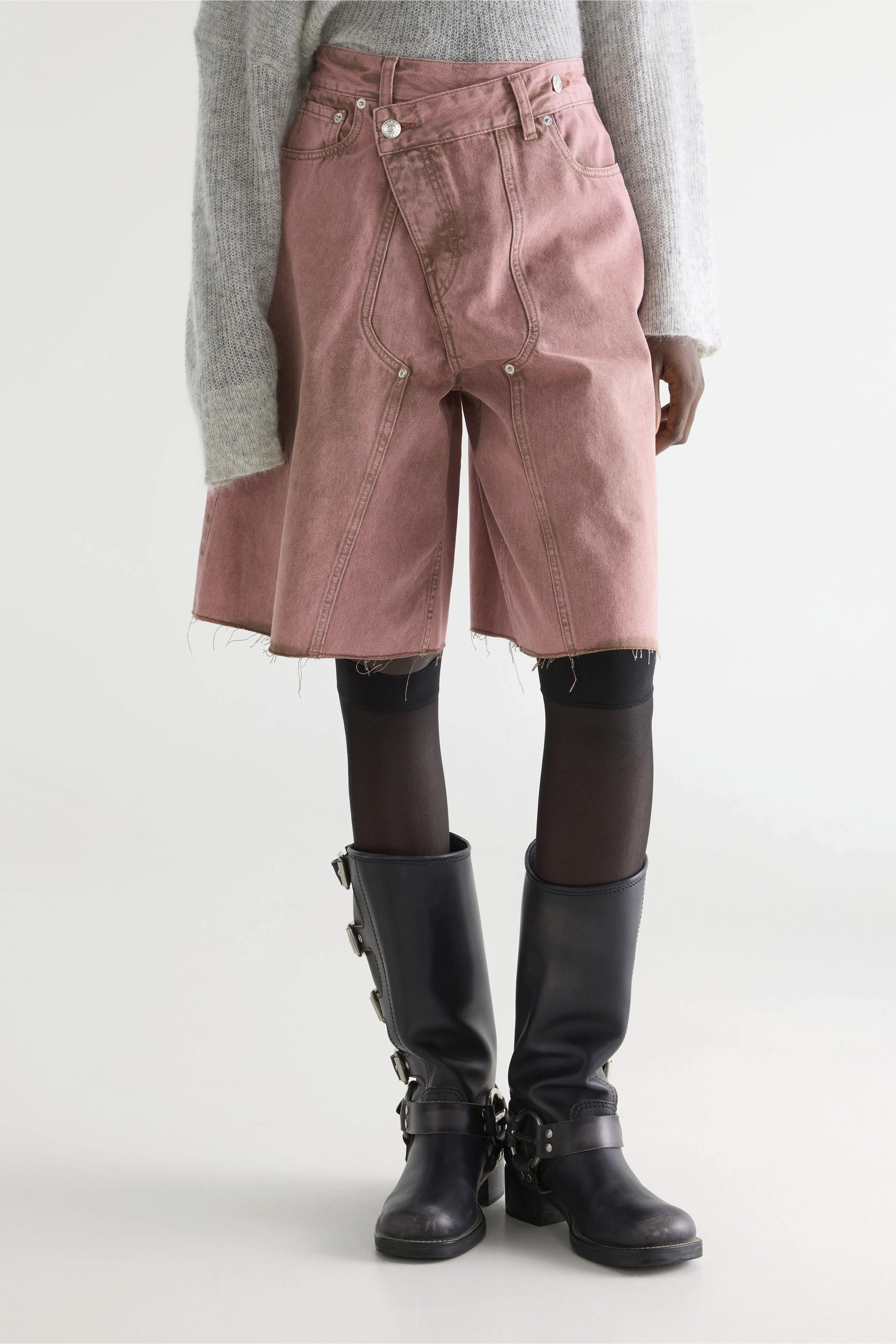 Bellerose Pearly Bermuda shorts (261 / W / DUSTY PINK)