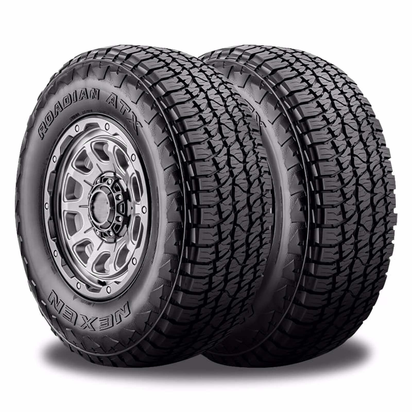 2 Nexen Roadian ATX 225/75R16 115/112S Snow Certified All-Terrain 60K Mi Load E 18777NXK / 225/75/16 / 2257516