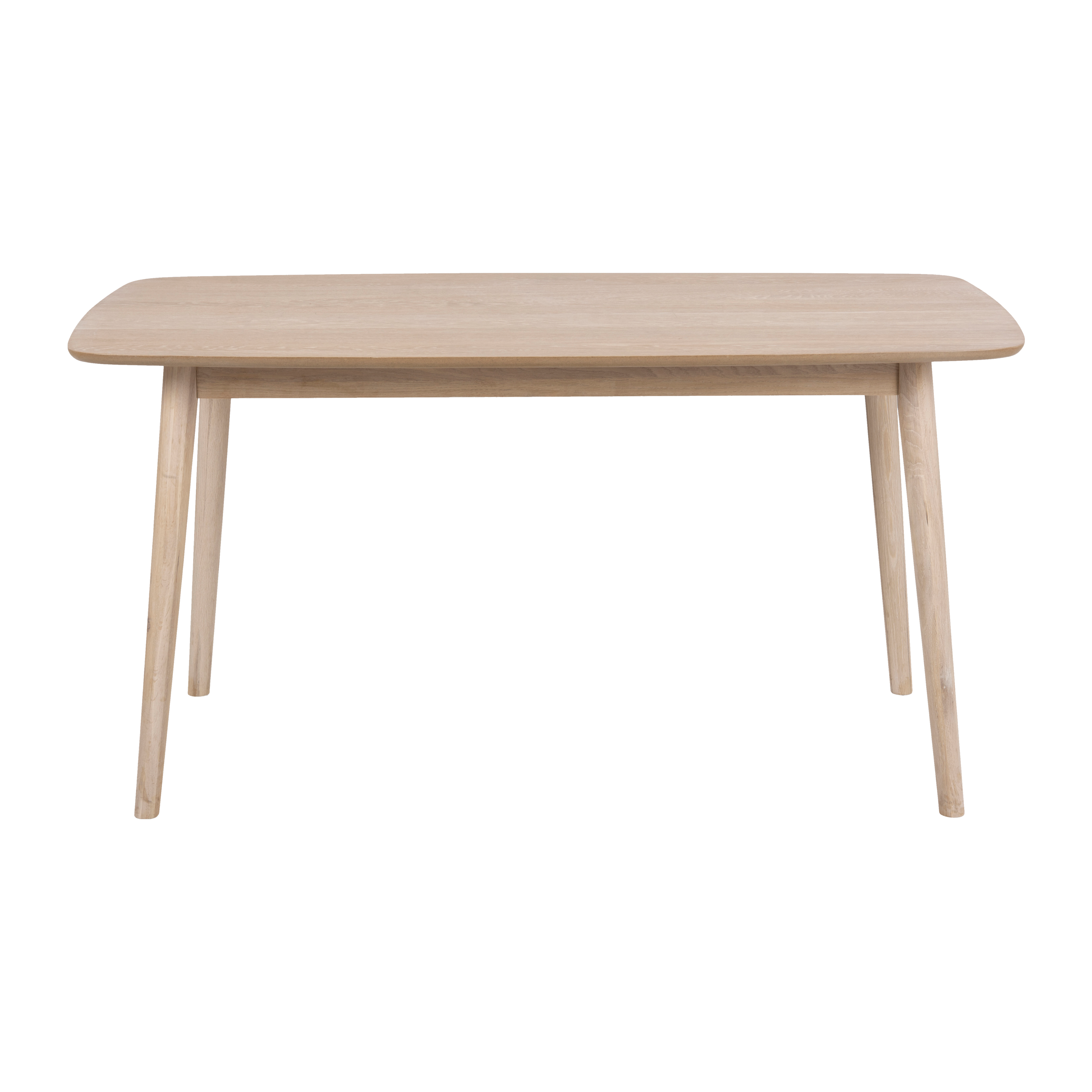 Blokker basic Rounded Eettafel 150 x 80 cm - Eiken
