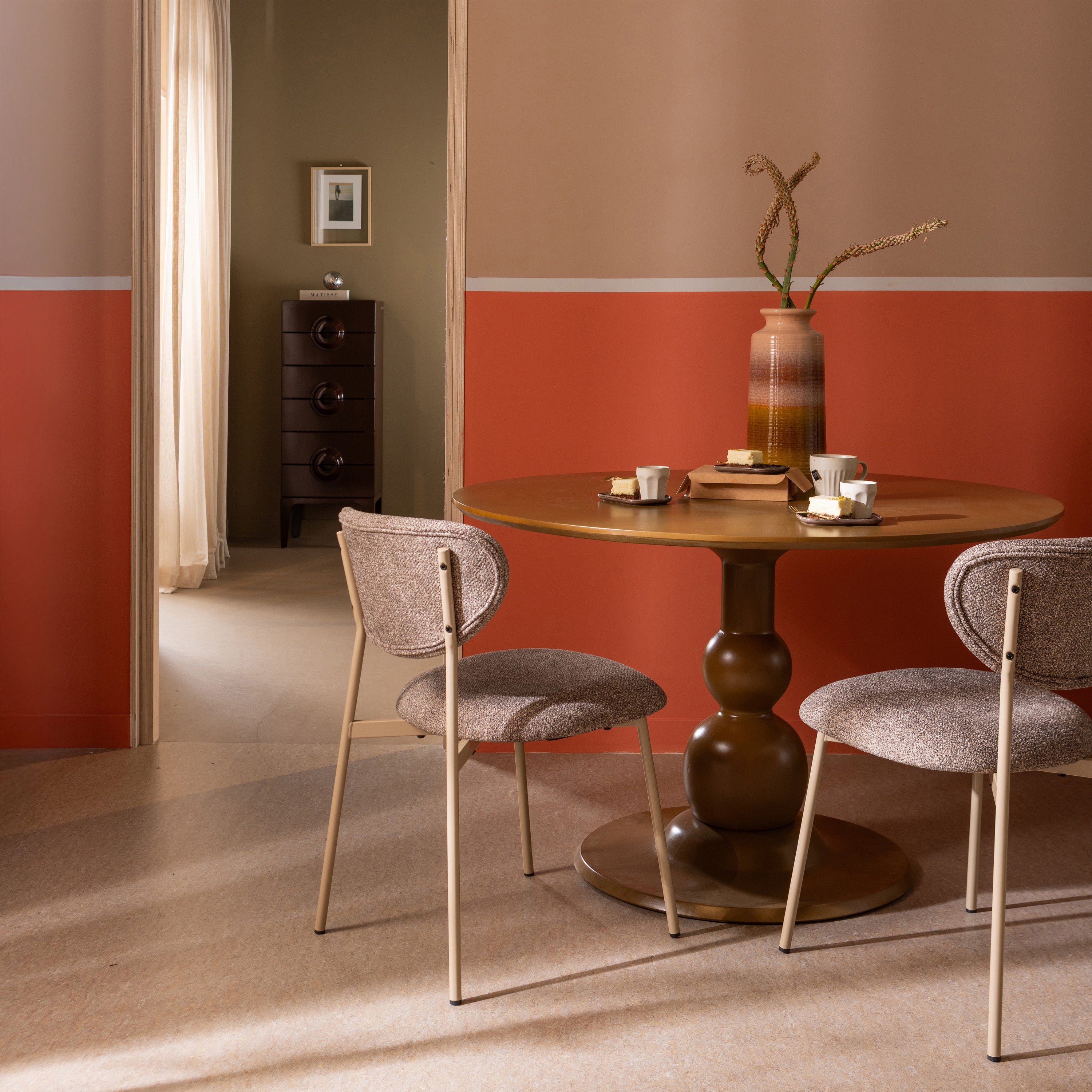 WOOOD Valor Eetkamerstoel - Zand