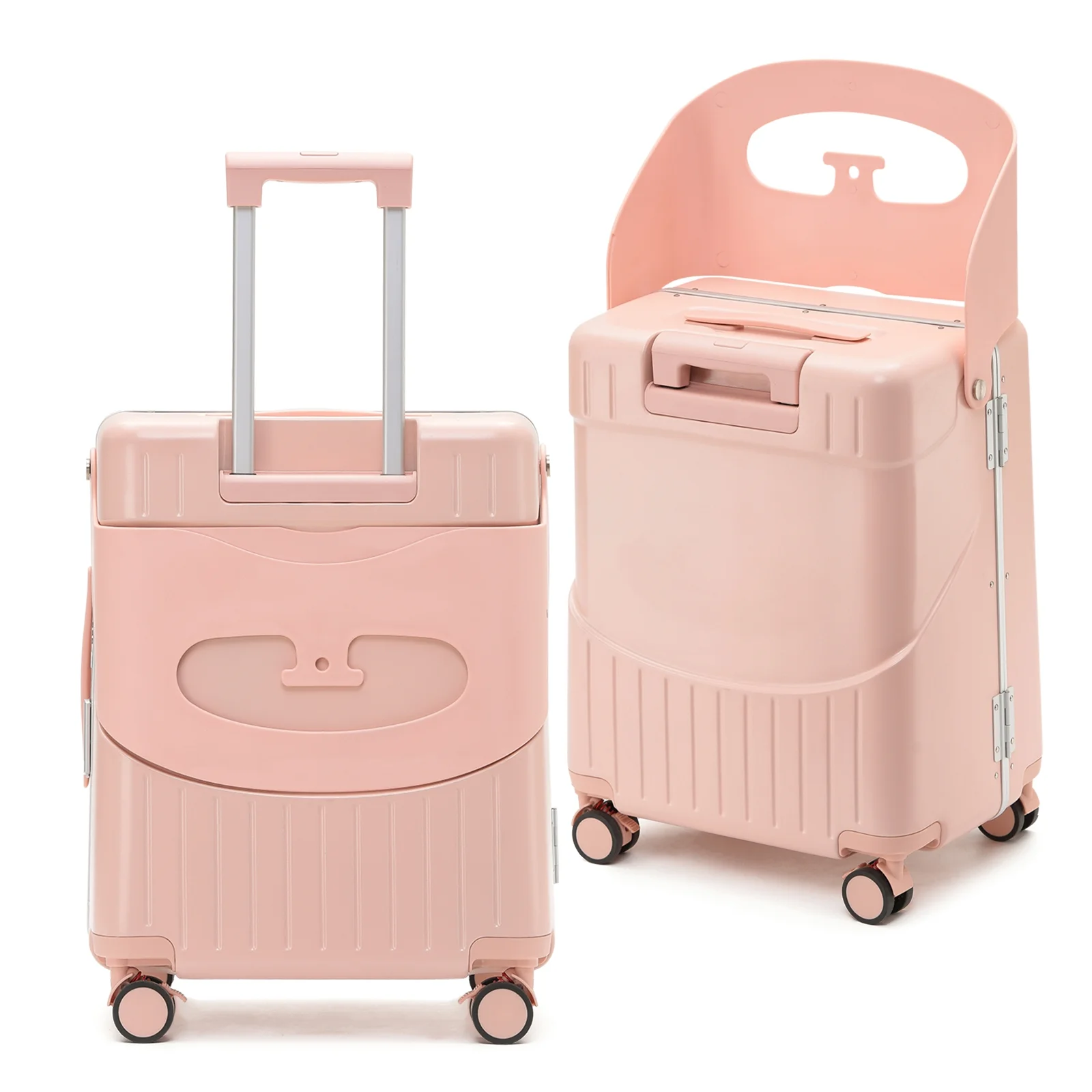 22 Inch TSA Lock Luggage with for Kids& Adult,Check in Lockable Spinner Wheels Free Luggage Cover and Safety Seatbelt Travel Suitcase - Image 28