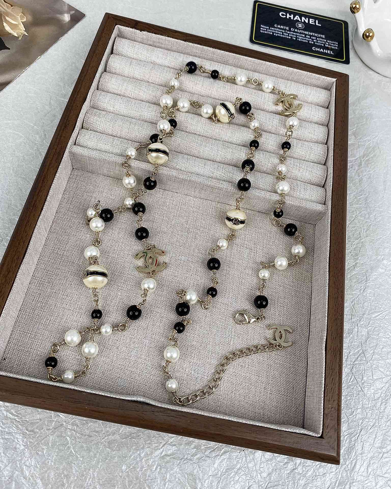 Chanel Long Sweater Necklace - Original Replica Club