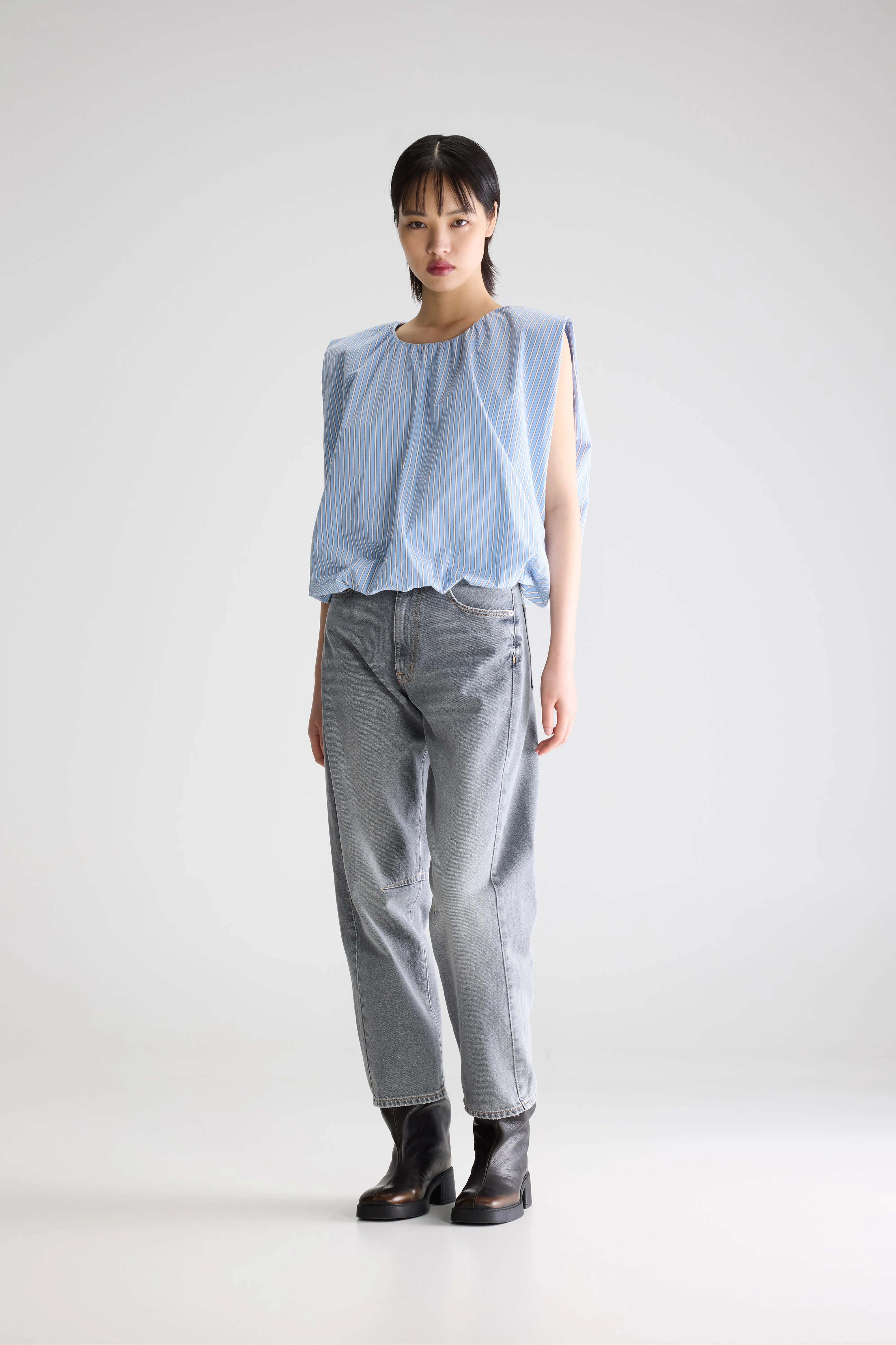 Bellerose Giada balloon blouse (261 / W / STRIPE B)