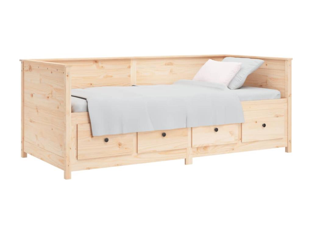DiváMueblescolor sin colchón 100x200 cm madera maciza de pino