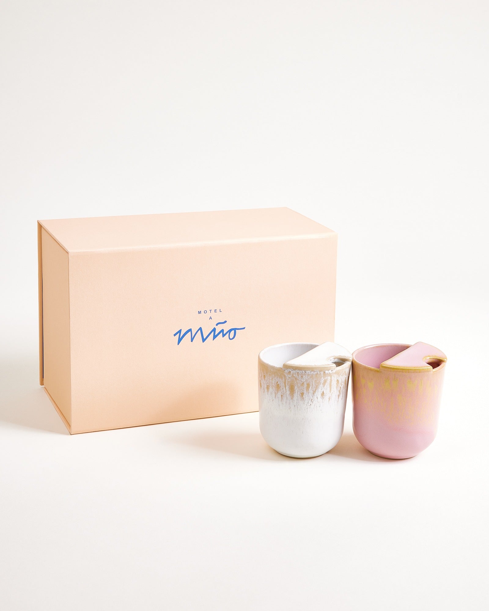 To-Go Becher klein Geschenk-Set sand rosé 3-teilig