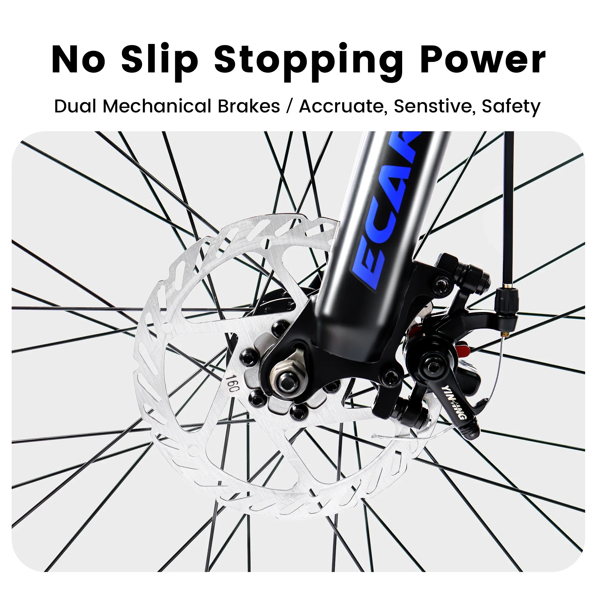 Mountain Bike 26 inch Wheels, 21-Speed Full Suspension Mens Womens Trail Commuter City Mountain Bike, Carbon Steel Frame Disc Brakes Thumb Shifter Front Fork Rear Shock Absorber Bicycles - Image 2