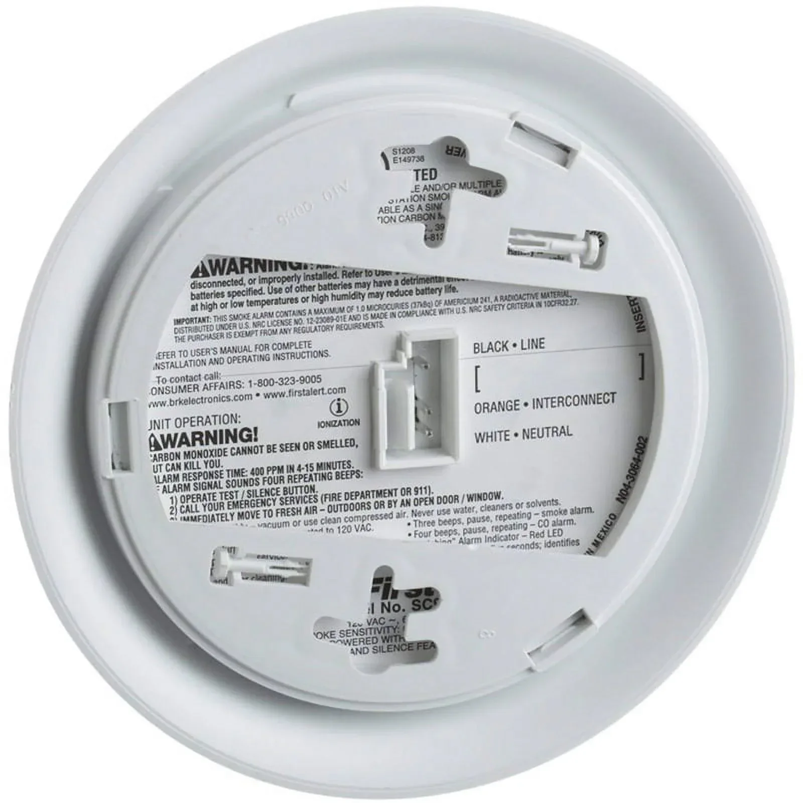 First Alert BRK SC9120B (2 Pack) Smoke & Carbon Monoxide Detector W/ Batt Backup