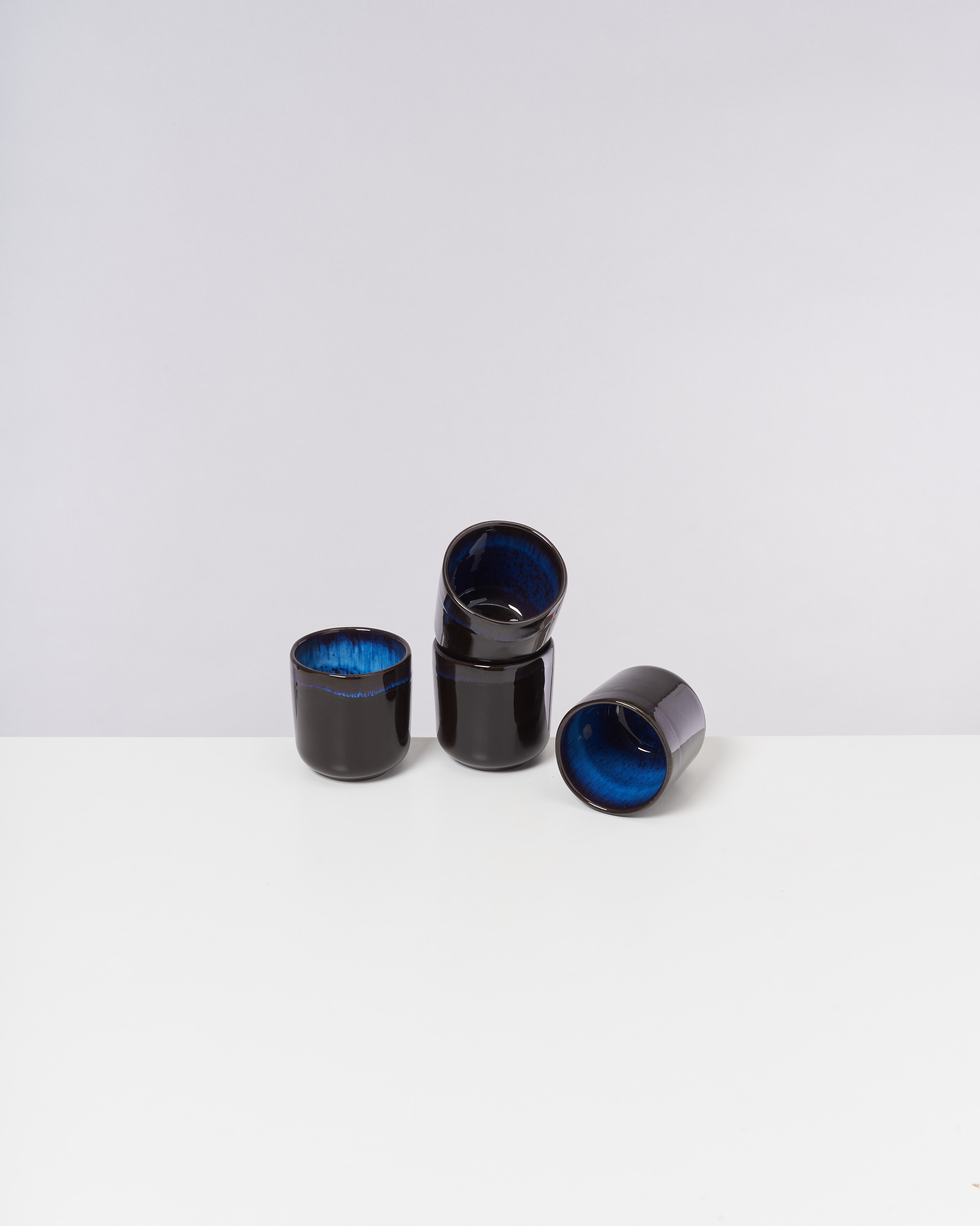 Melides Becher klein deepseablue