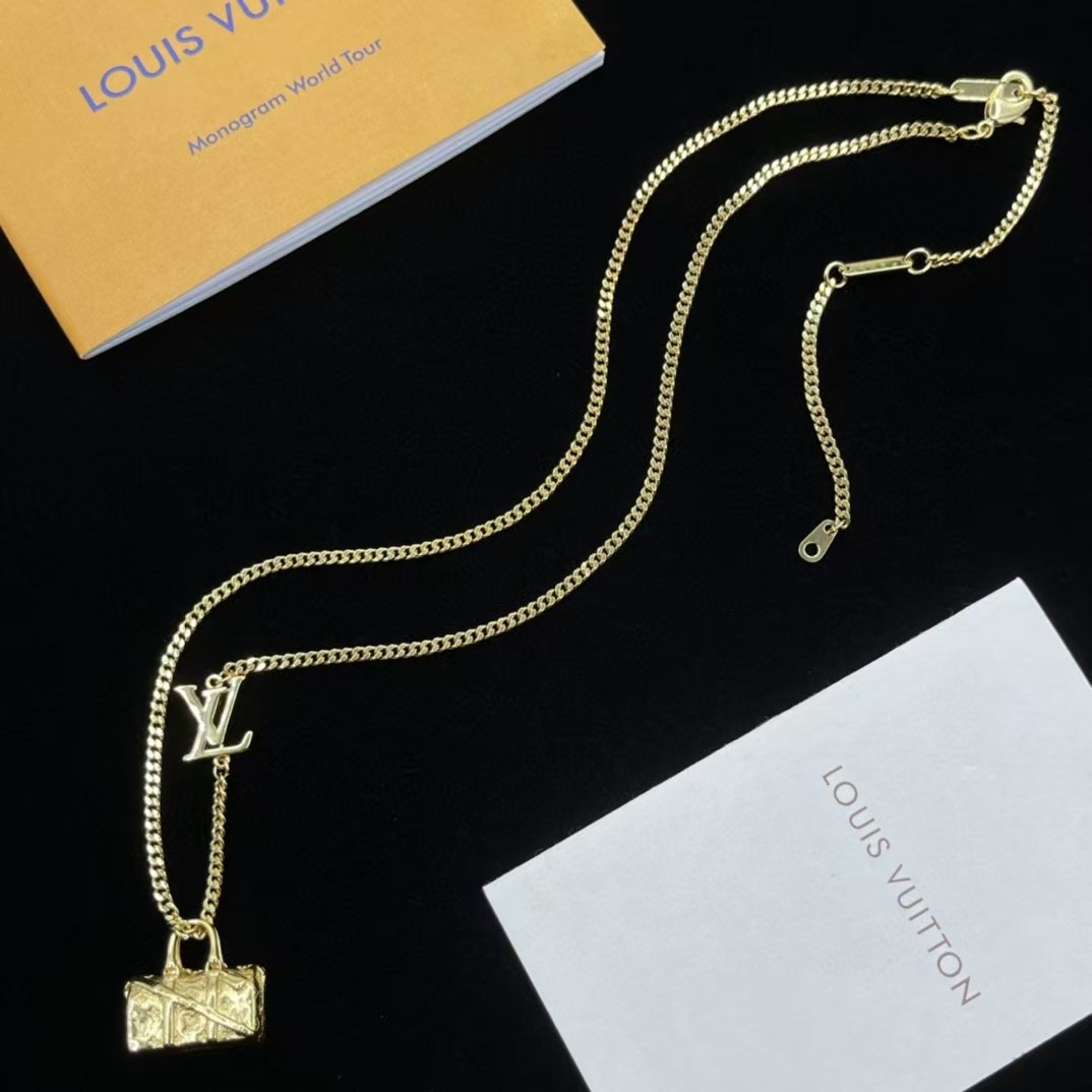 Louis Vuitton Bag Pendant Necklace - Original Replica Club