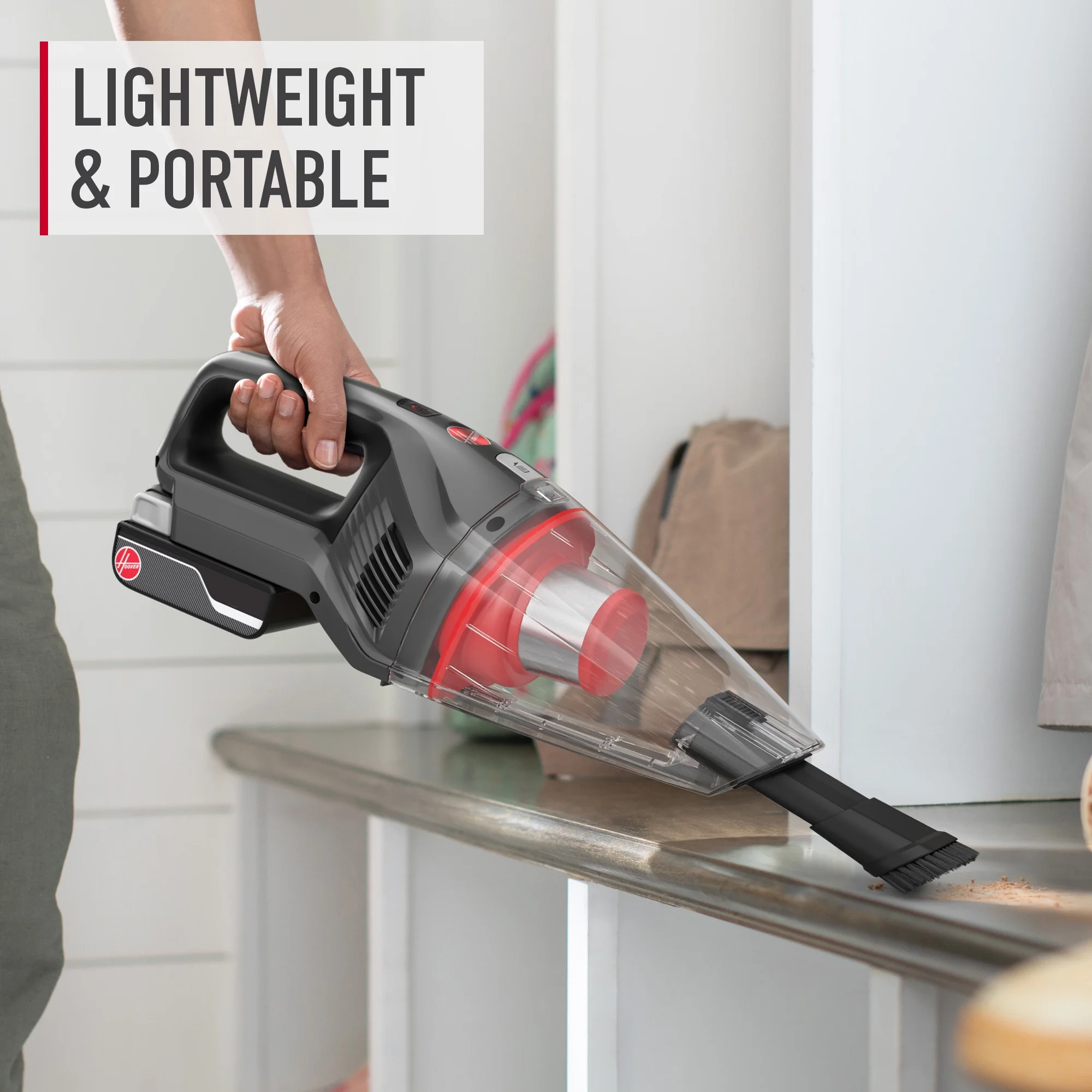 Hoover ONEPWR Evolve Pet Elite & ONEPWR Hand Vac, Upright Vacuum and Hand Vacuum Bundle, Pet Friendly, Powerful Suction, for Multi-Surfaces, BH53810V, Gray - Image 11