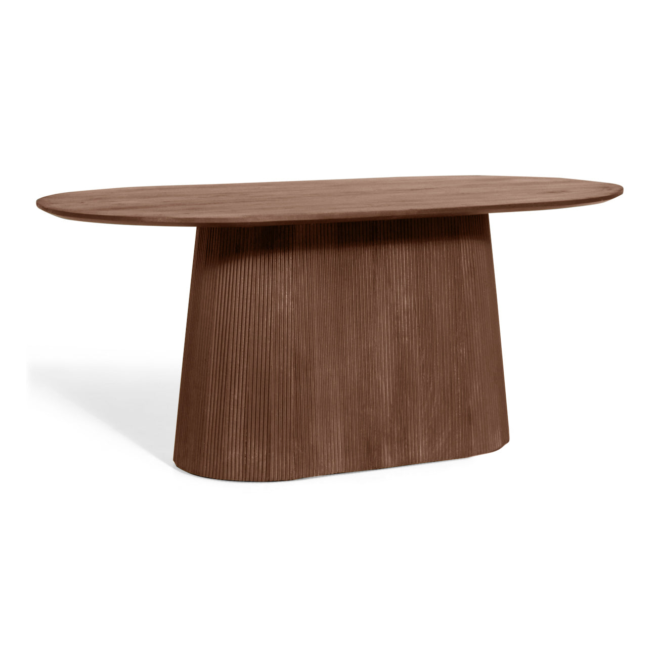 by fonQ Grand Eettafel Tabacco Mangohout - 200 x 100 cm