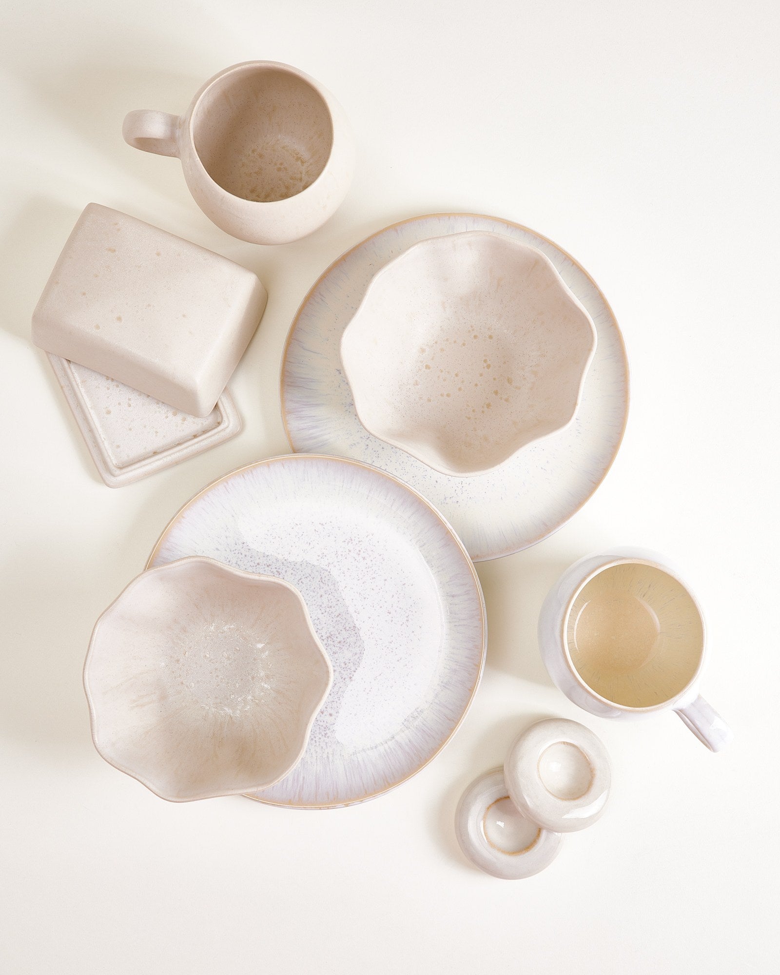 Geschirr-Set Morning Sands sand 17-teilig