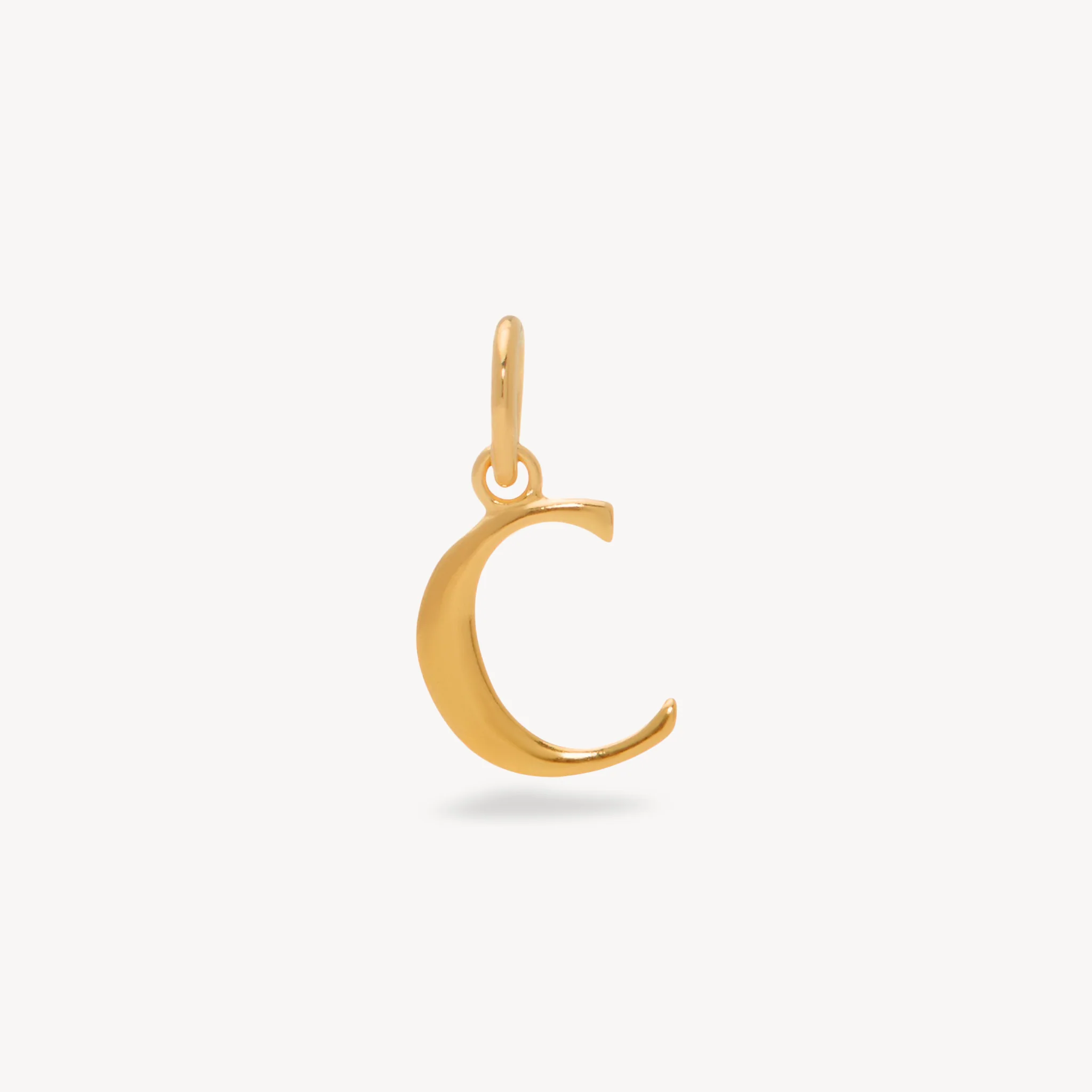 14k Gold Vermeil Letter Charm