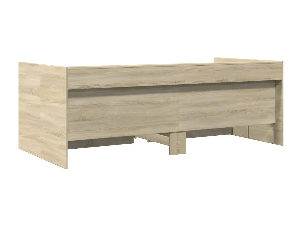 Sofá cama con cajones sin colchón Hogarmini 90x190 cm jzvg33005