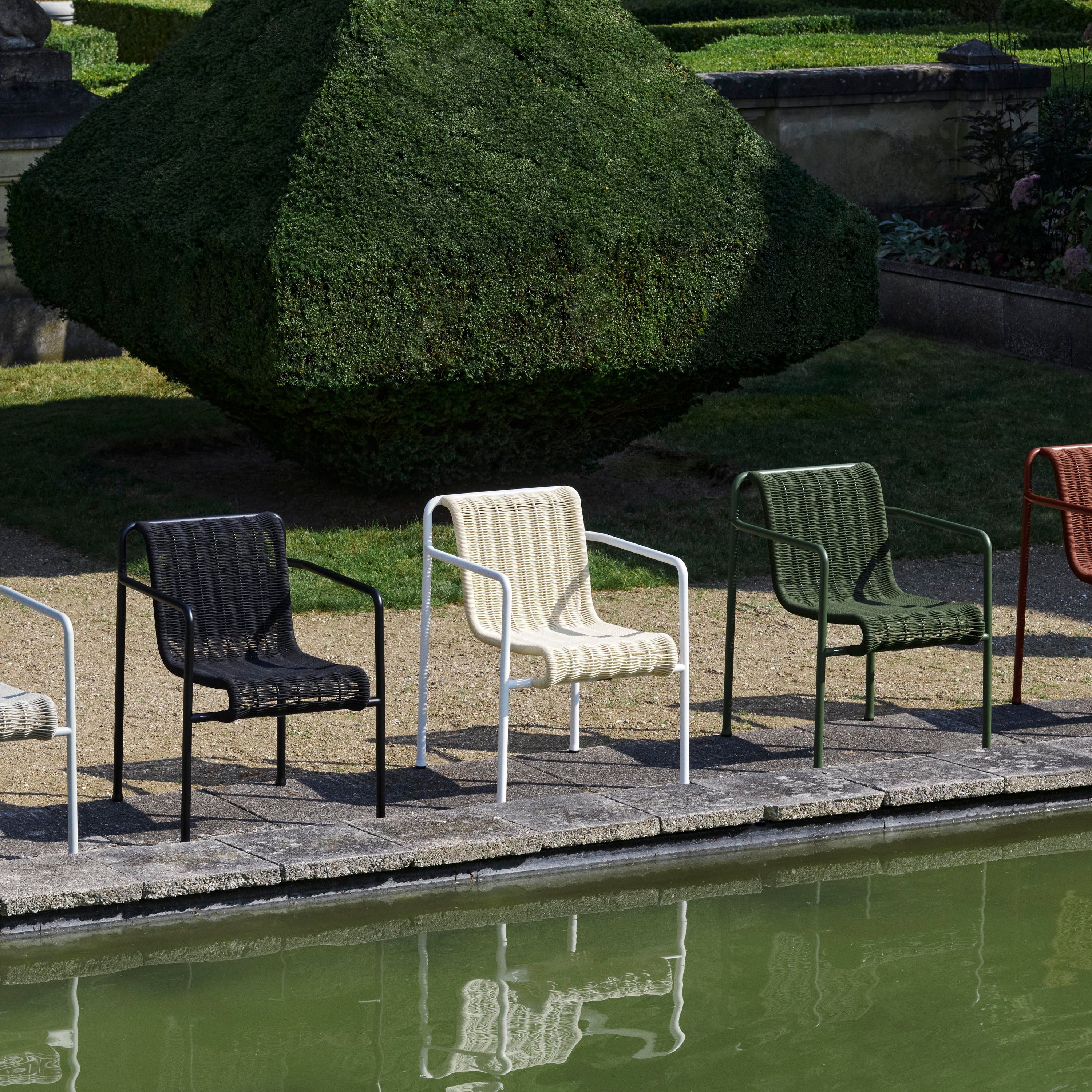 HAY Palissade Cord Tuinstoel - Antraciet