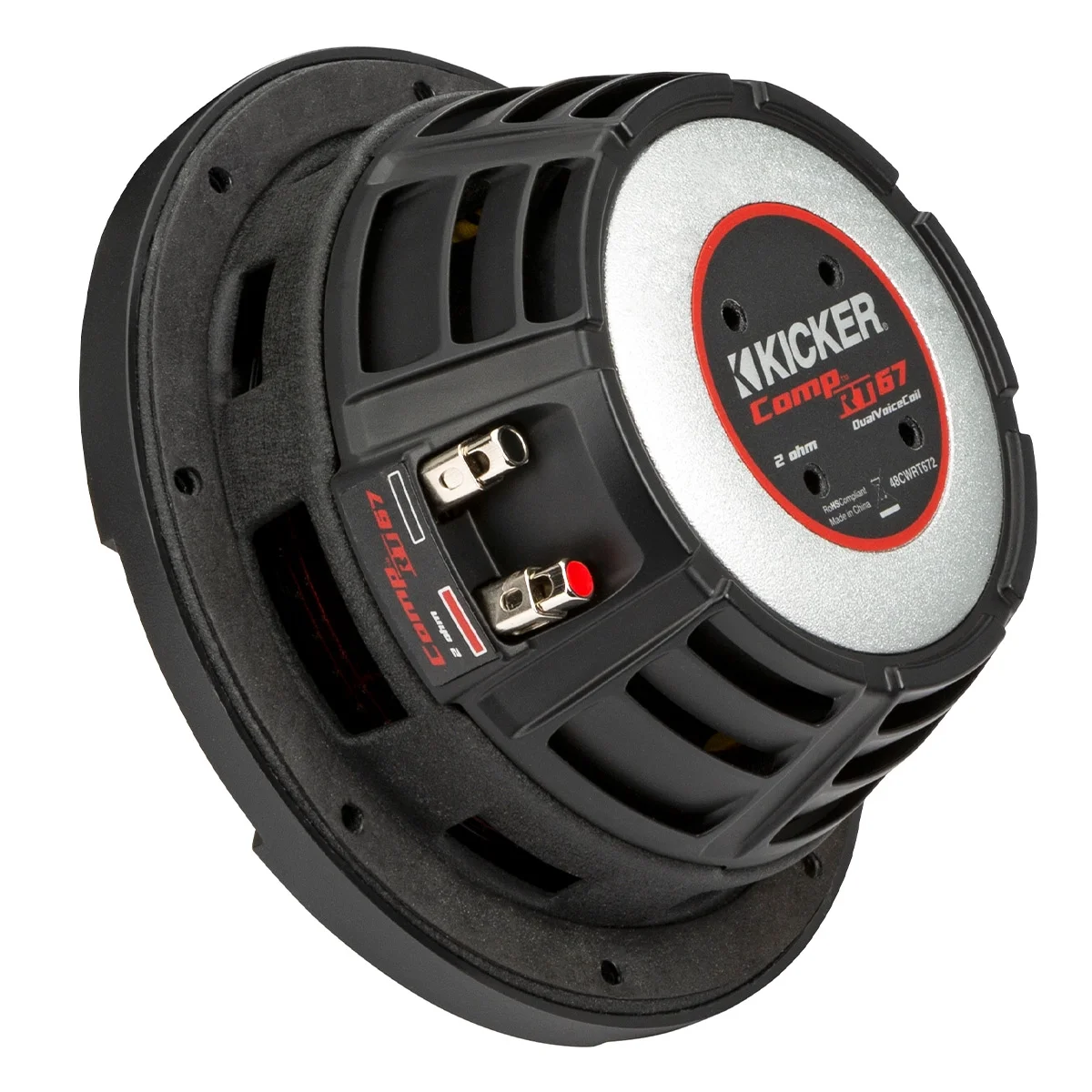 Kicker 48CWRT672 CompRT 6.75" 2-Ohm DVC Subwoofer - Image 7