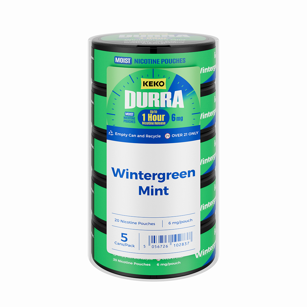 KEKO DURRA Nicotine Pouches Wintergreen Mint