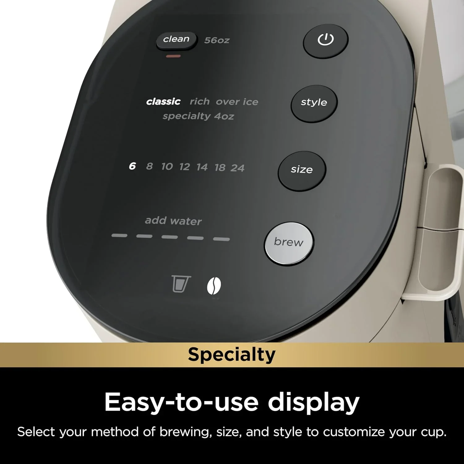 Ninja Coffee Maker Single Cup Brews with pods and grounds K-Cup compatible 4 brewing methods