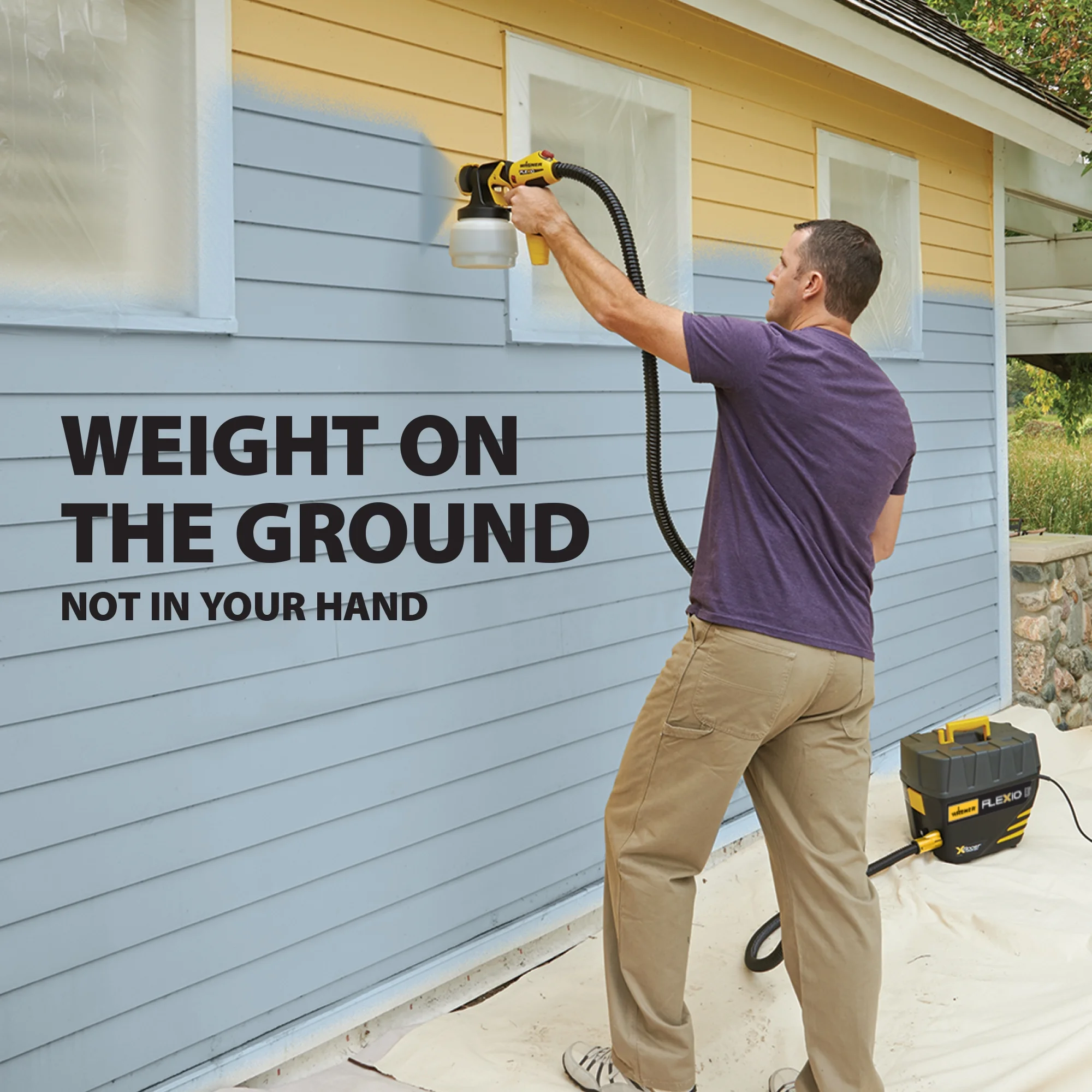 Wagner Flexio 5000 Paint Sprayer, 2 Nozzles Included, Turbine Base - Image 8