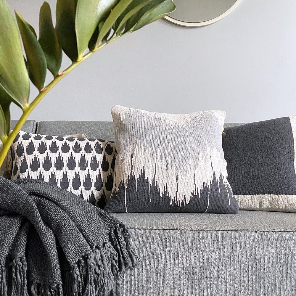 Malagoon Anthracite Solid Plaid 125 x 150 cm