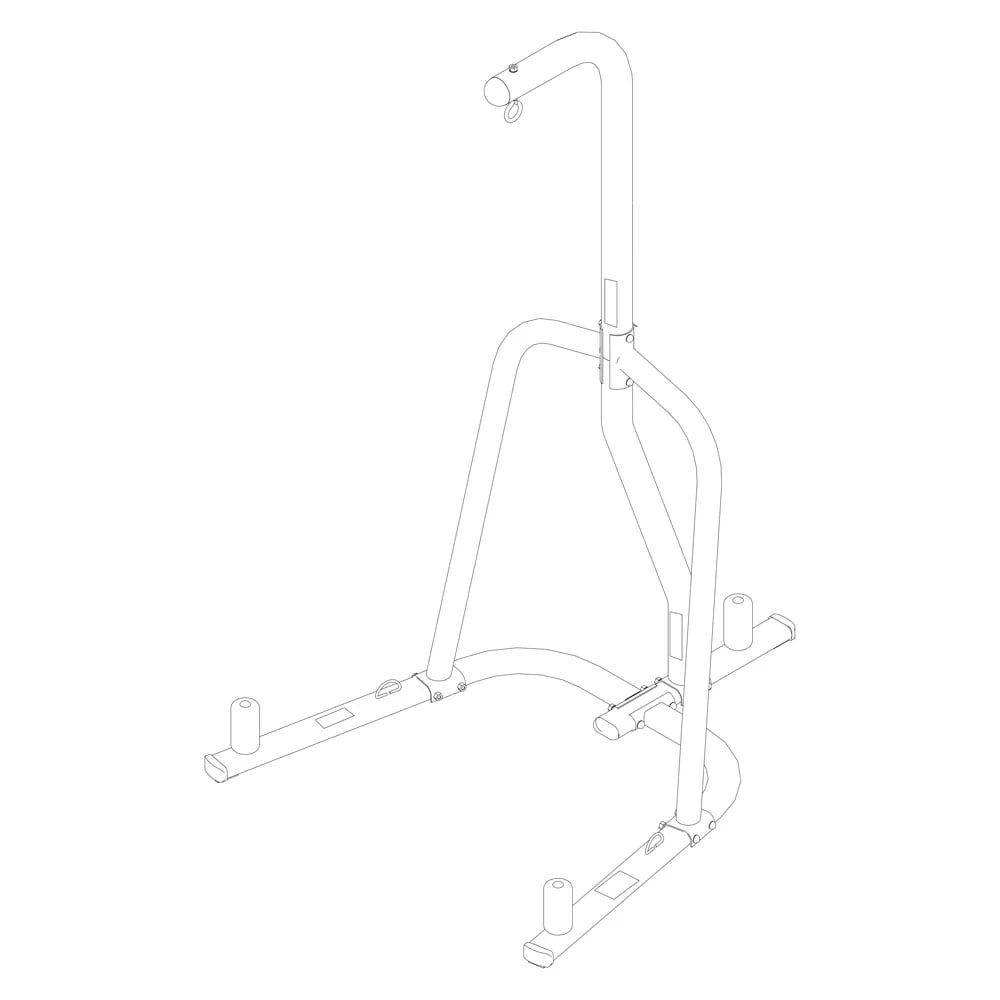 Everlast Single-Station Heavy Bag Stand, Black - Image 8