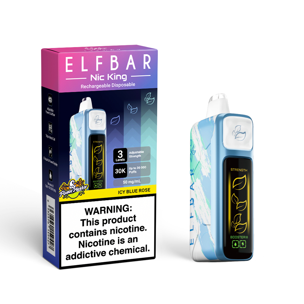ELFBAR NIC KING 30K cigarette électronique jetable rechargeable (toutes les saveurs)