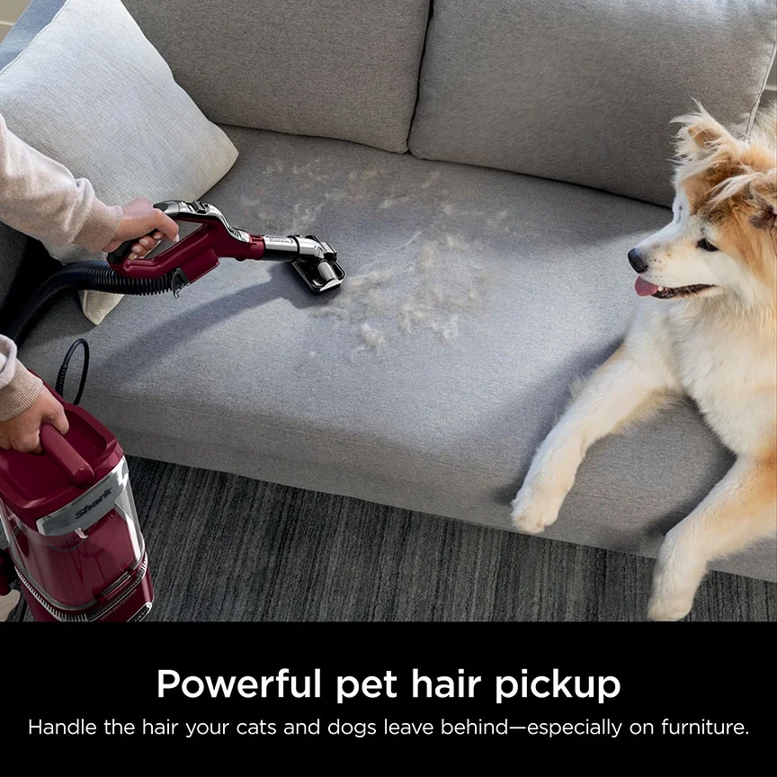 Shark Detect Lift-Away ADV Corded Upright Vacuum with PowerFins Detect, Self-Cleaning Brushroll & Odor Neutralizer Technology, LA492, Burgundy - Image 8