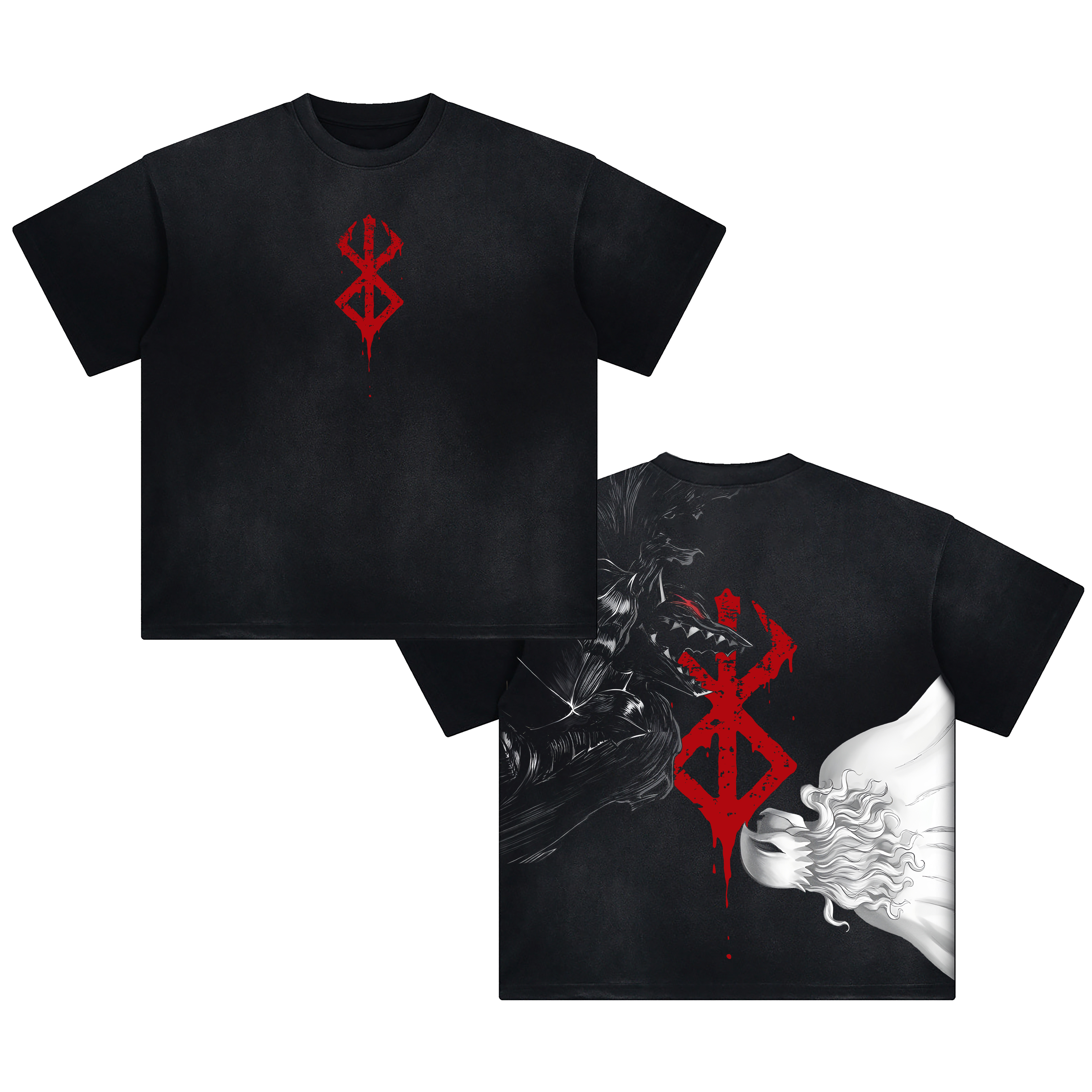 Unisex Anime Inspired Vintage T-Shirt TeeThreads Sustain the Scene with Custom Apparel