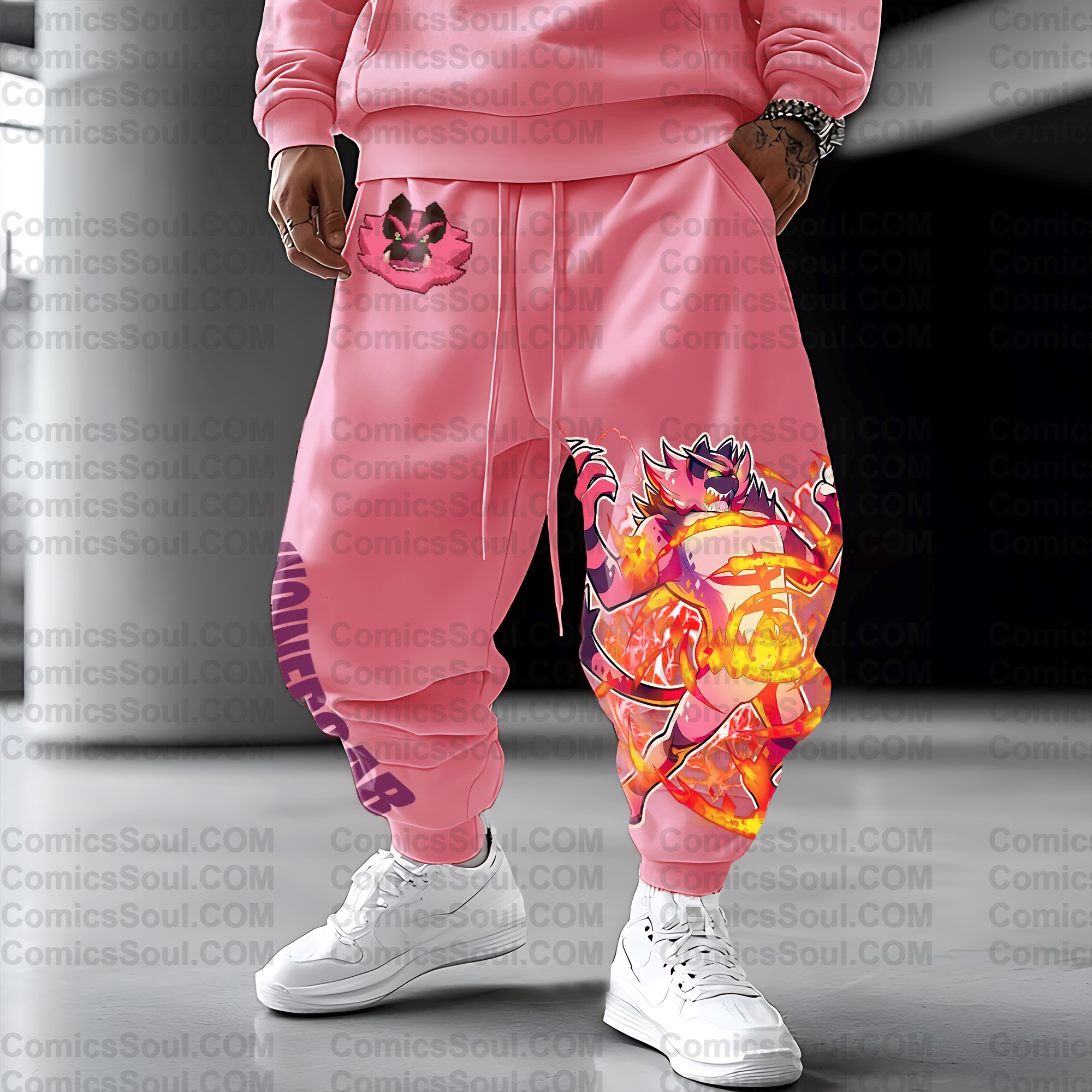 Unisex Anime Inspired Vintage Pants