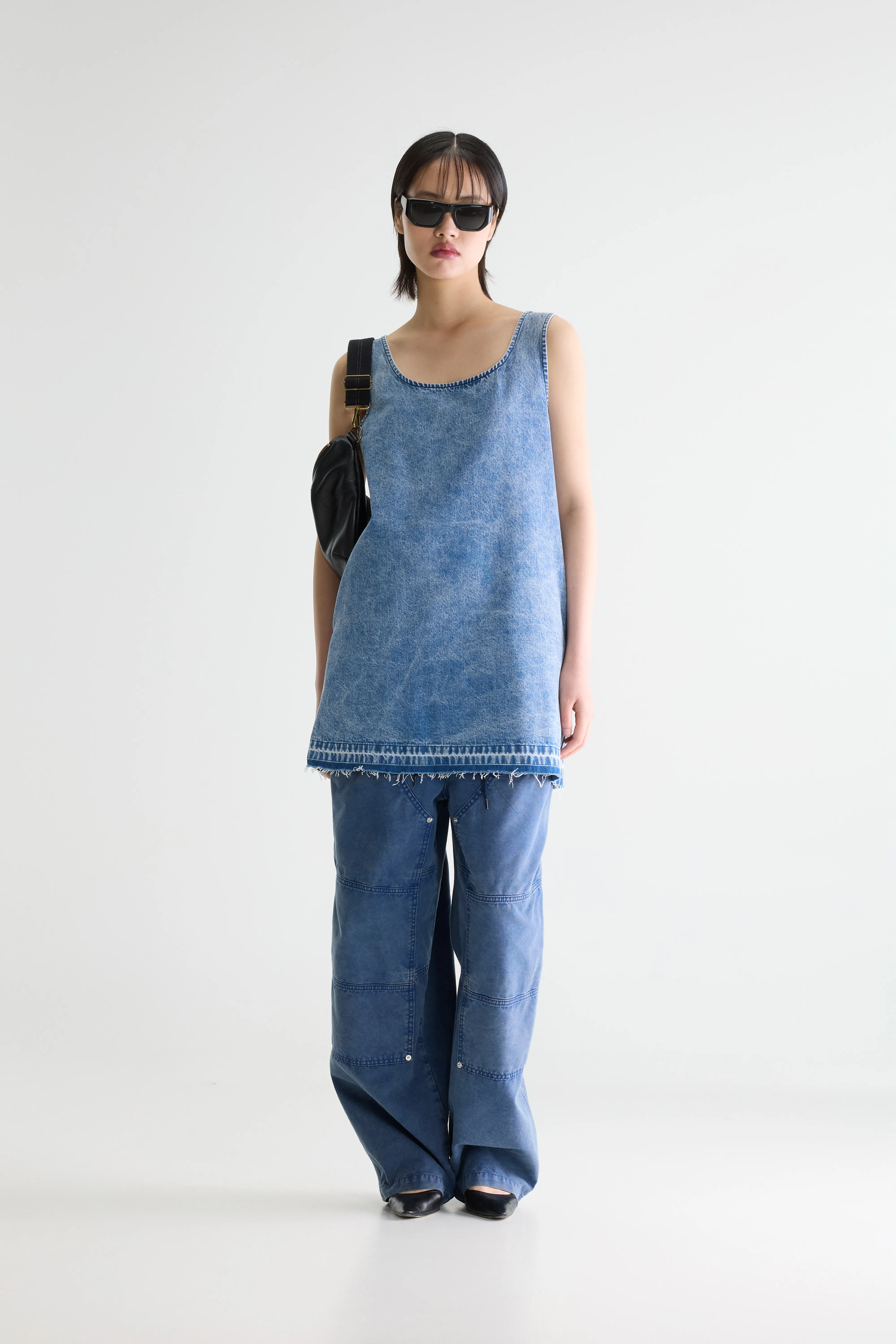 Bellerose Junie denim mini dress (261 / W / VNTG STONE WASH)