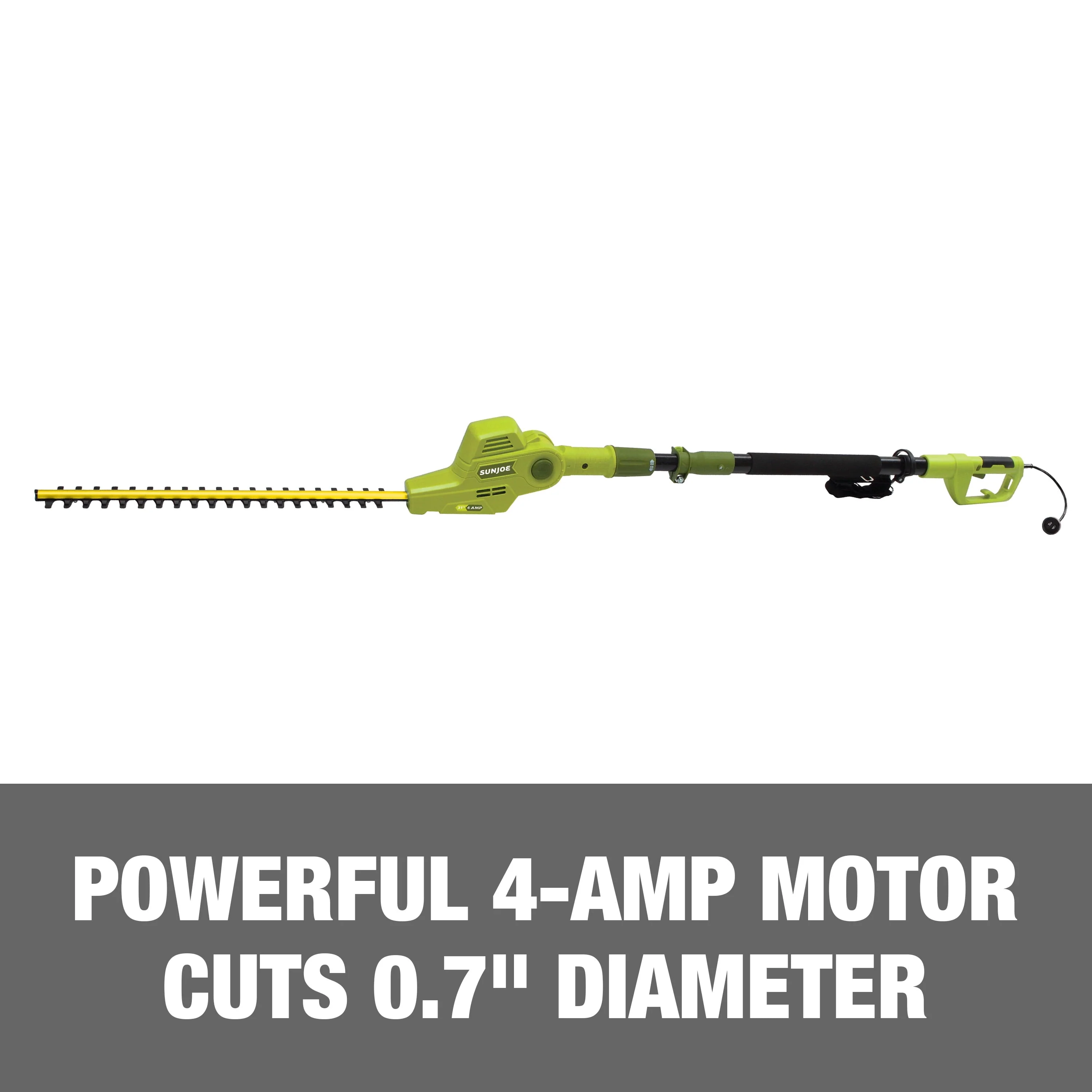 Sun Joe Electric 21-inch Telescoping Pole Hedge Trimmer, Multi-Angle Head, 4-Amp - Image 4