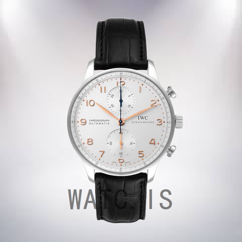 IWC Portuguese Chrono Men's 43mm IW371445 White Dial Automatic