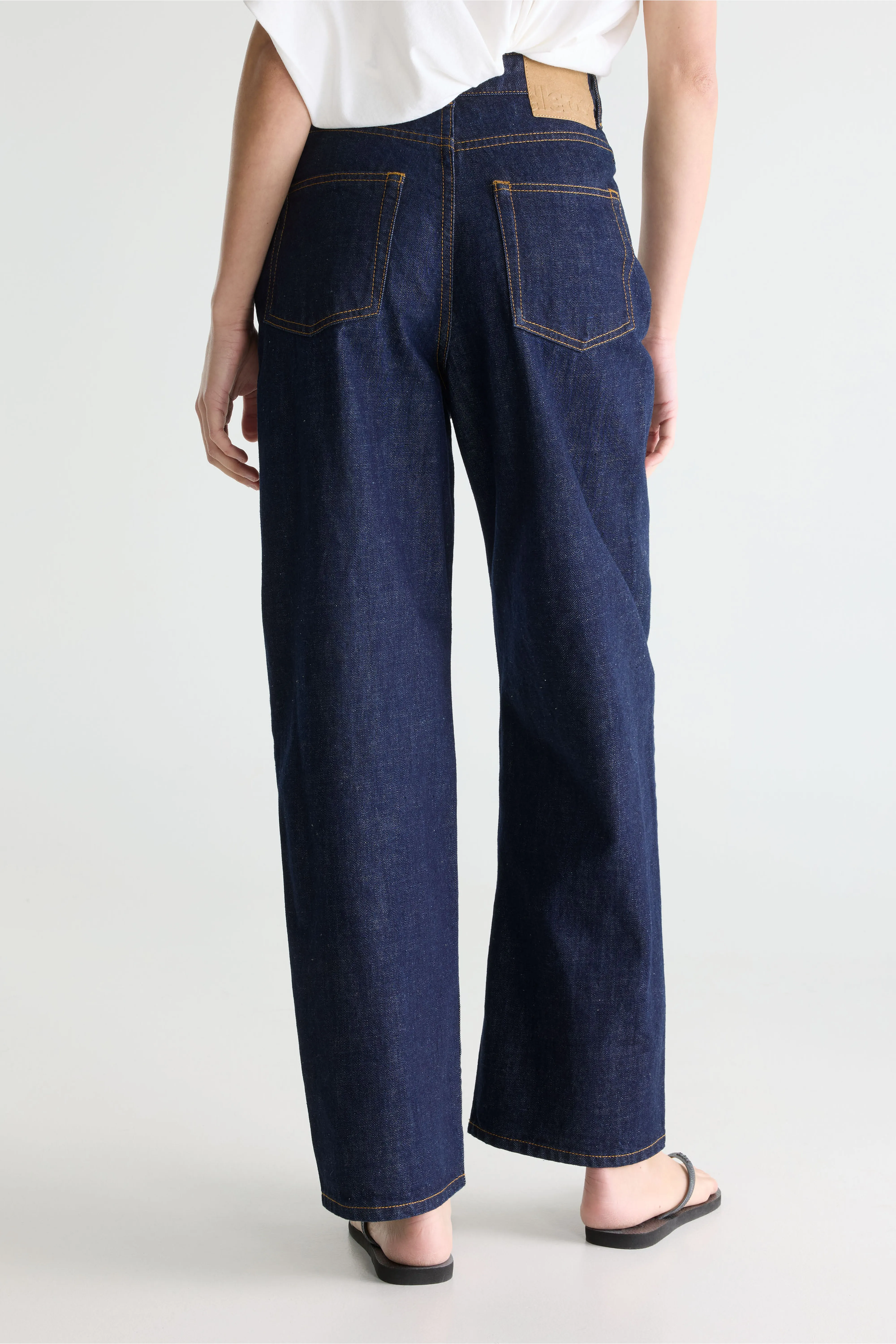 Bellerose Denim N. 61 - Wide blue rinsed jeans (252 / W / BLUE RINSE)