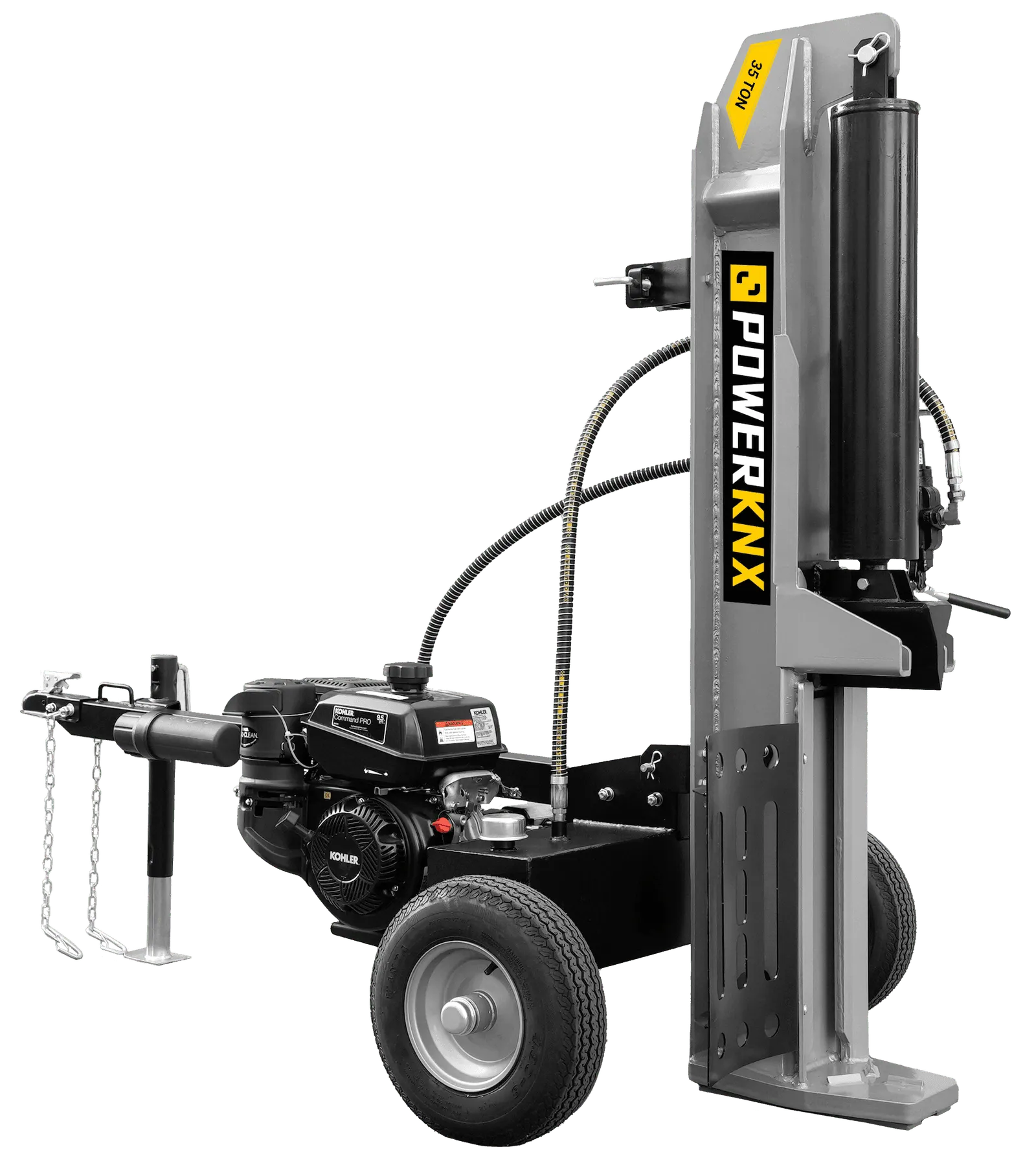 POWERKNX 35-Ton Vertical/Horizontal Gas Log Splitter (31-405)