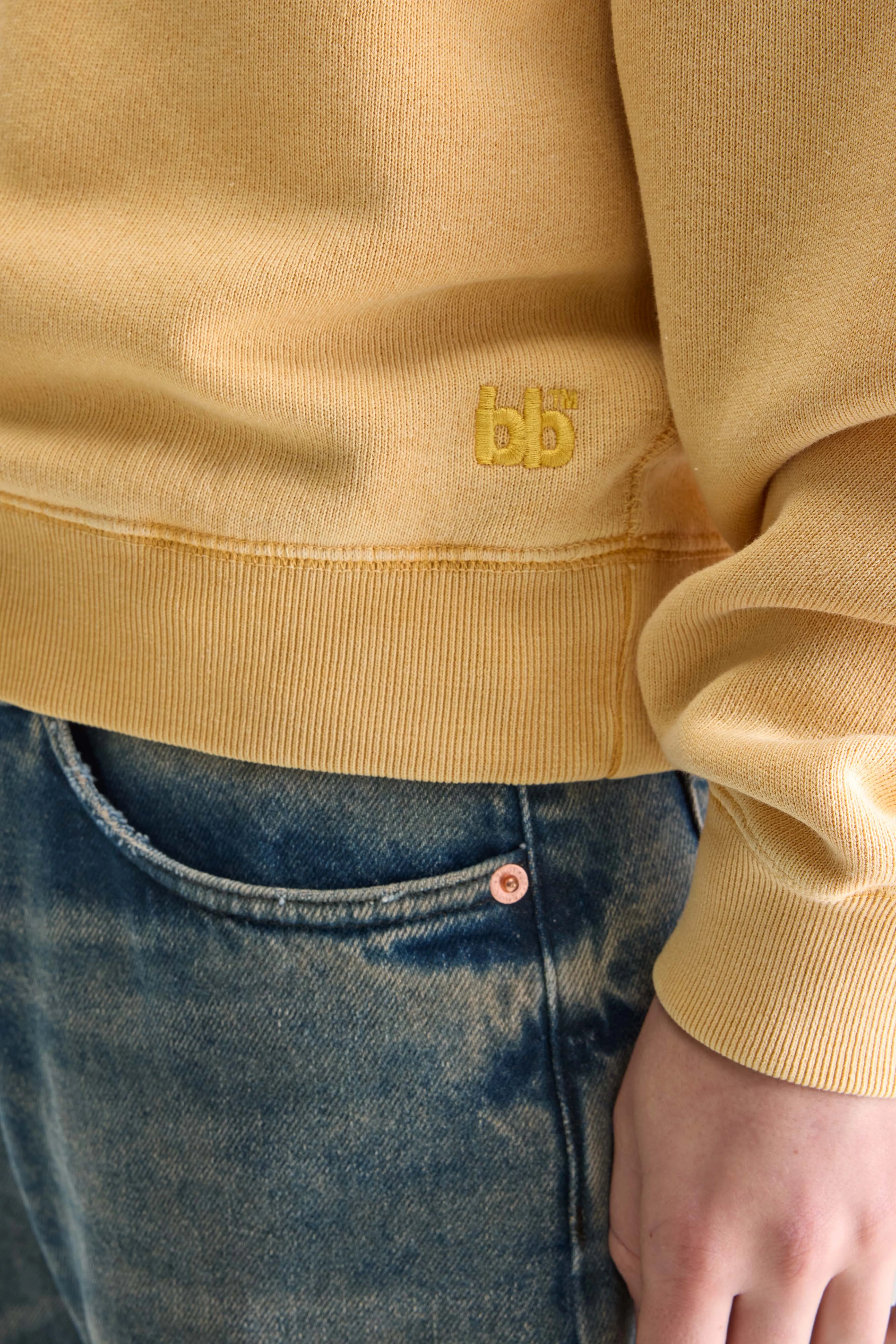 Bellerose Fella relaxed sweatshirt (261 / W / SUNLIGHT)