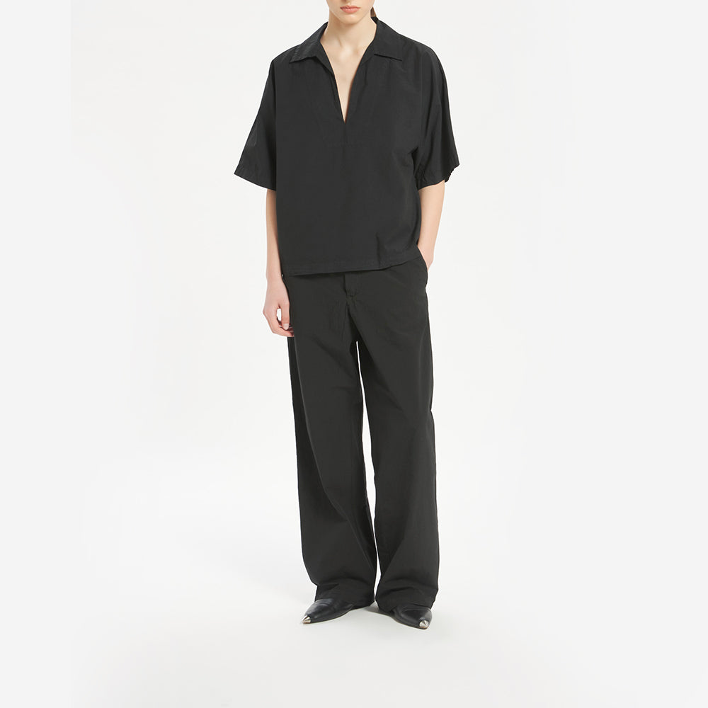 Barena -  Pantalon Ida Tendon - Noir