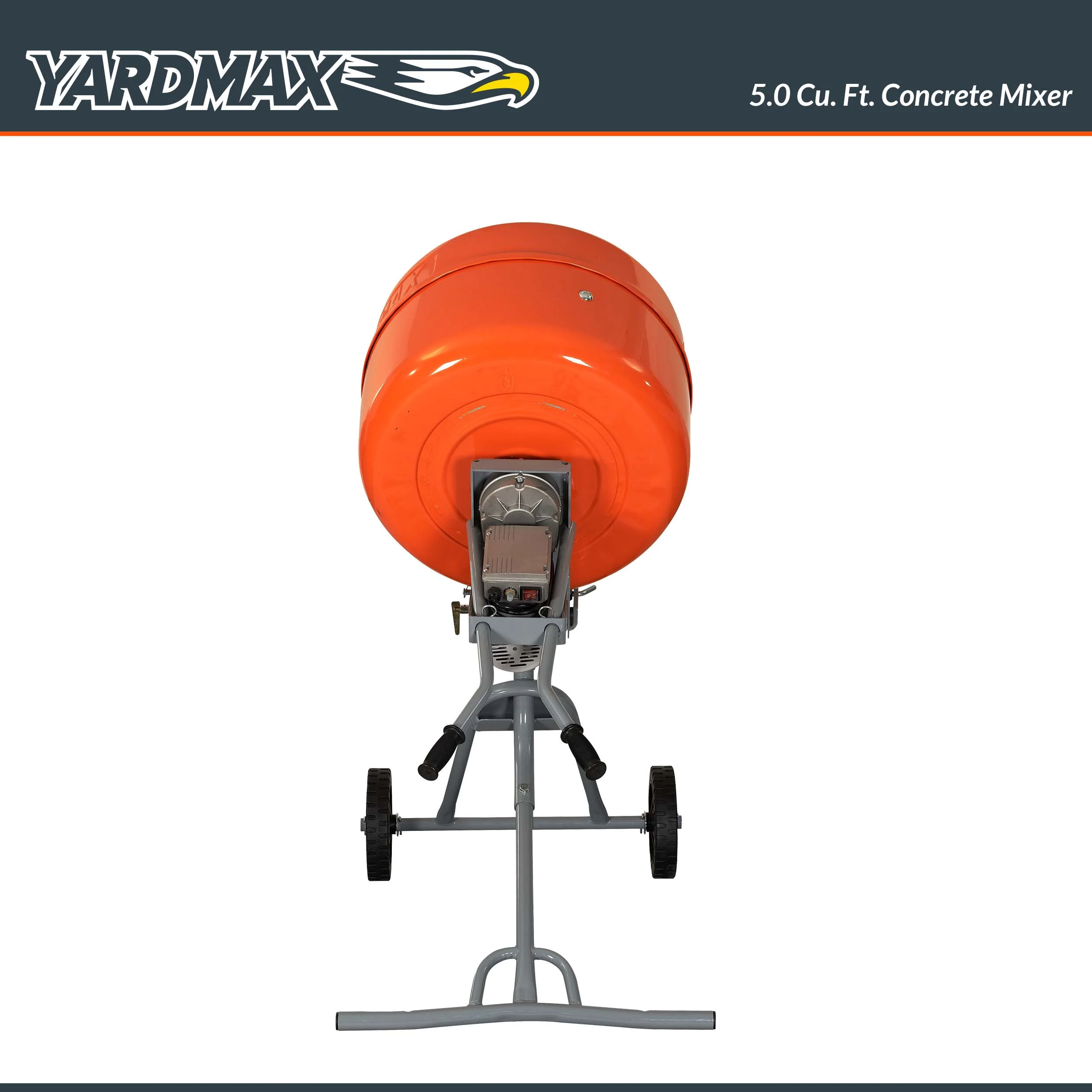 YARDMAX YM0146 5.0 cu ft CONCRETE MIXER - Image 3